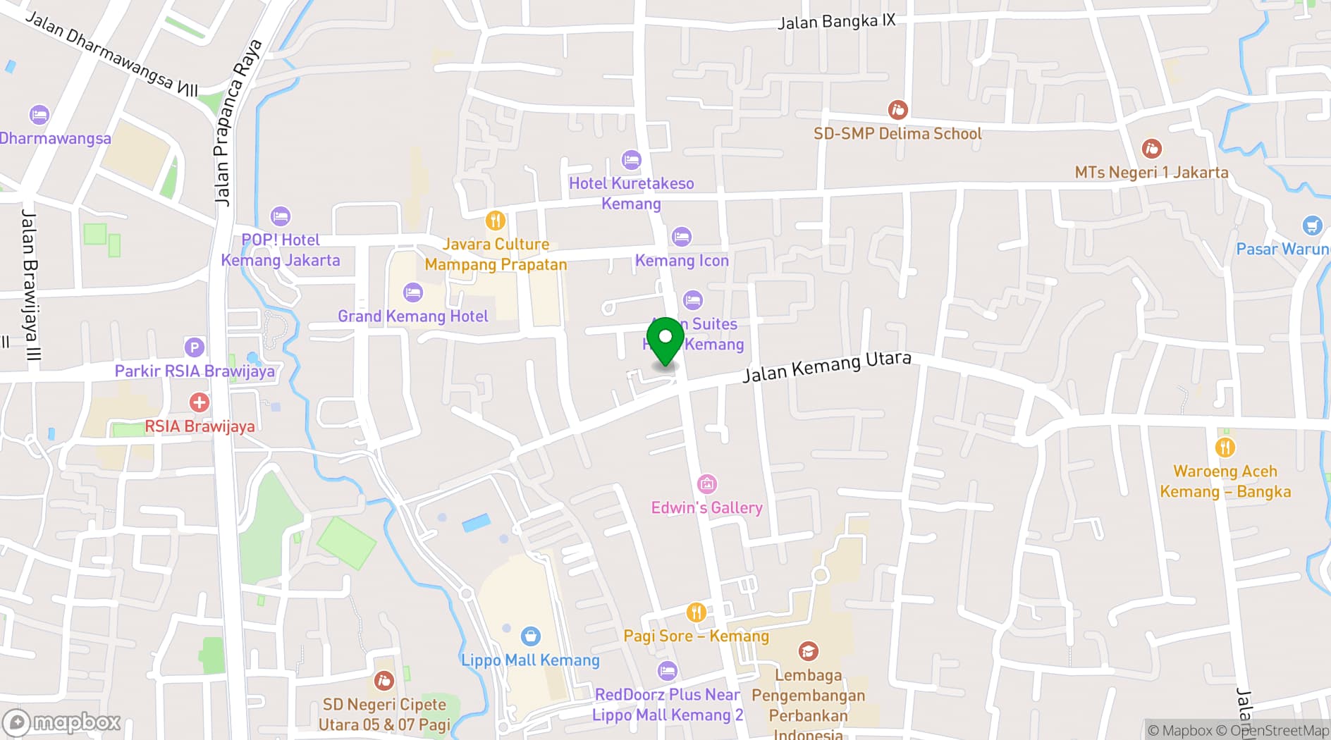 Map showing GoWork