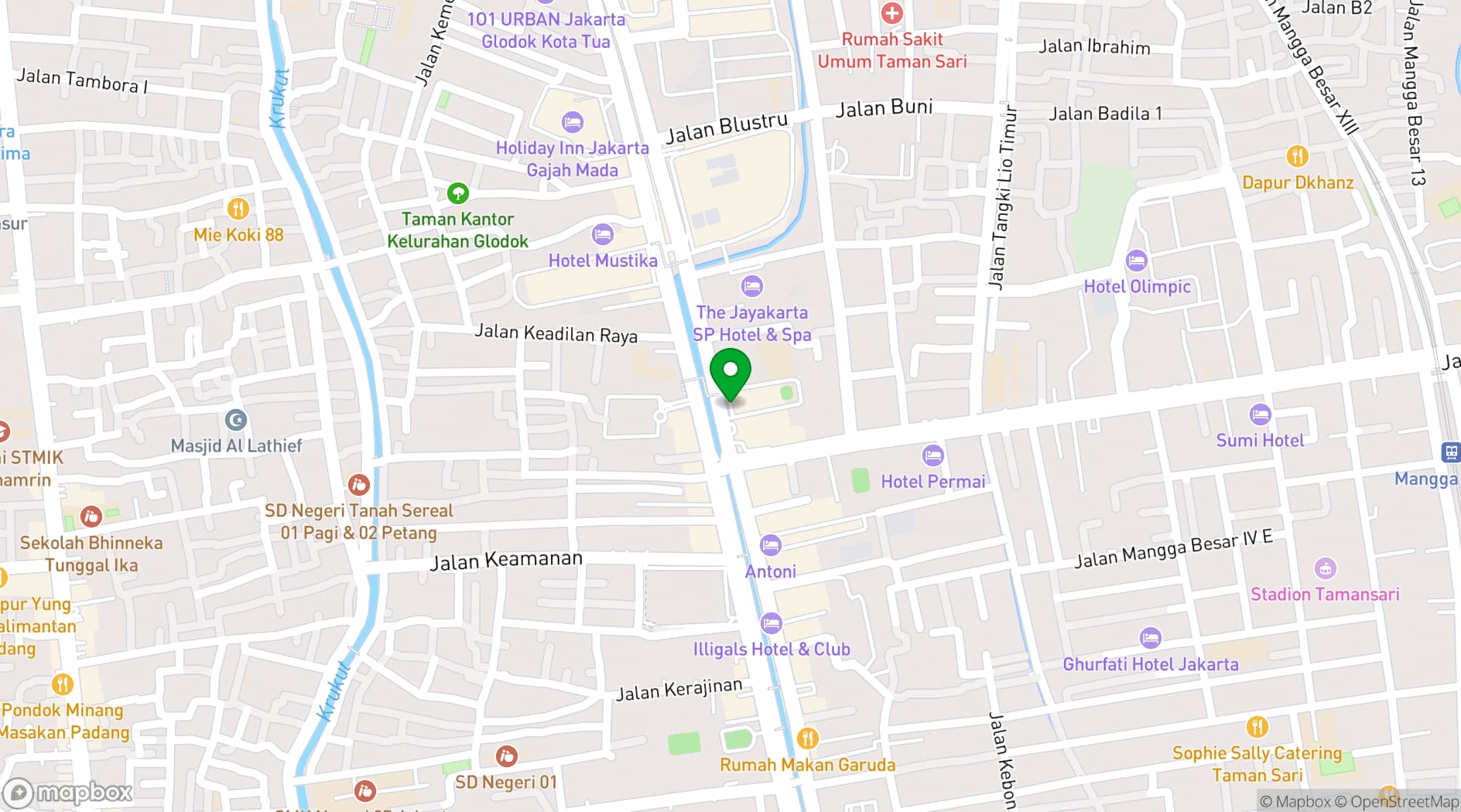 Map showing ALL - Accor Live Limitless