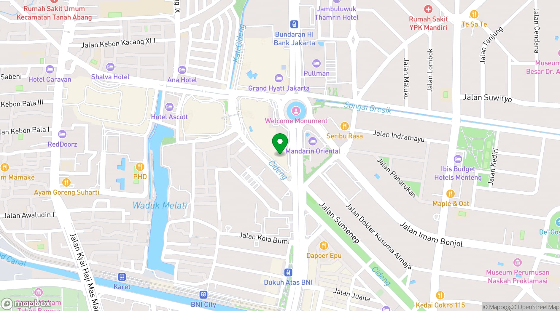 Map showing Ismaya Group
