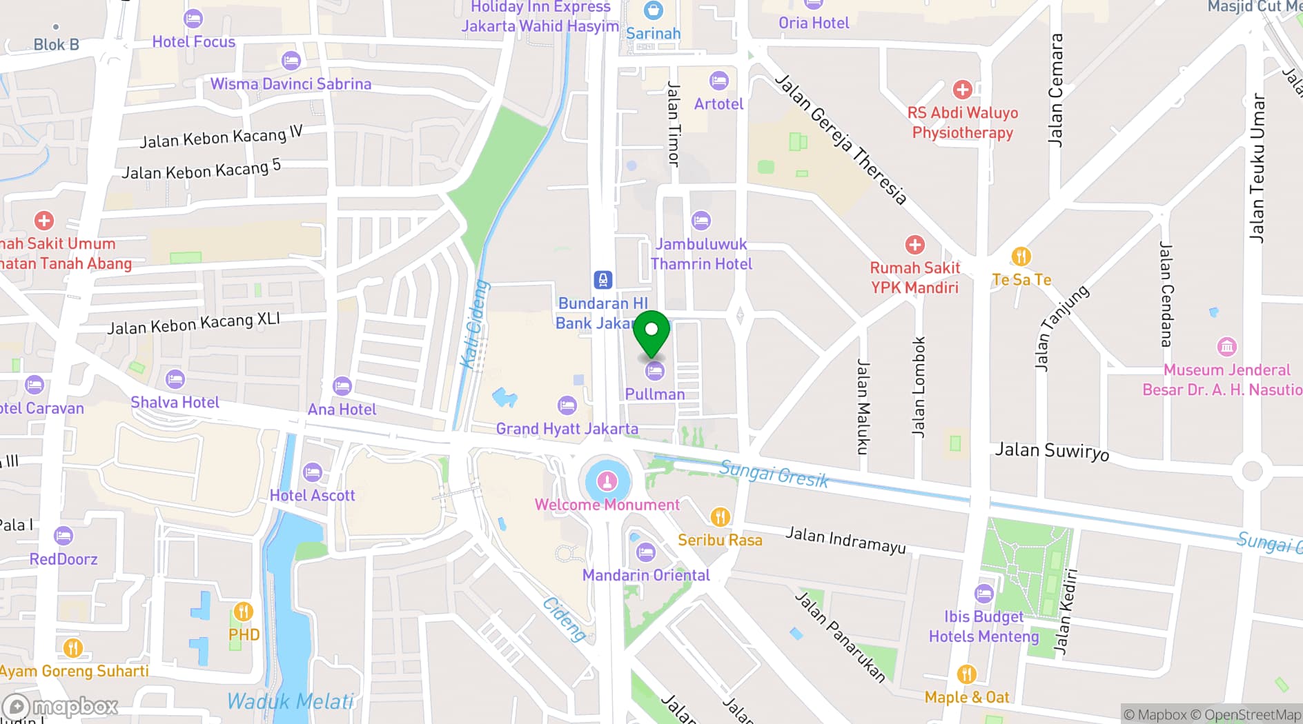 Map showing ALL - Accor Live Limitless