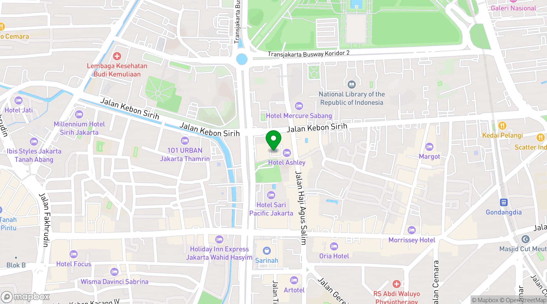 Map showing Infiniti Office