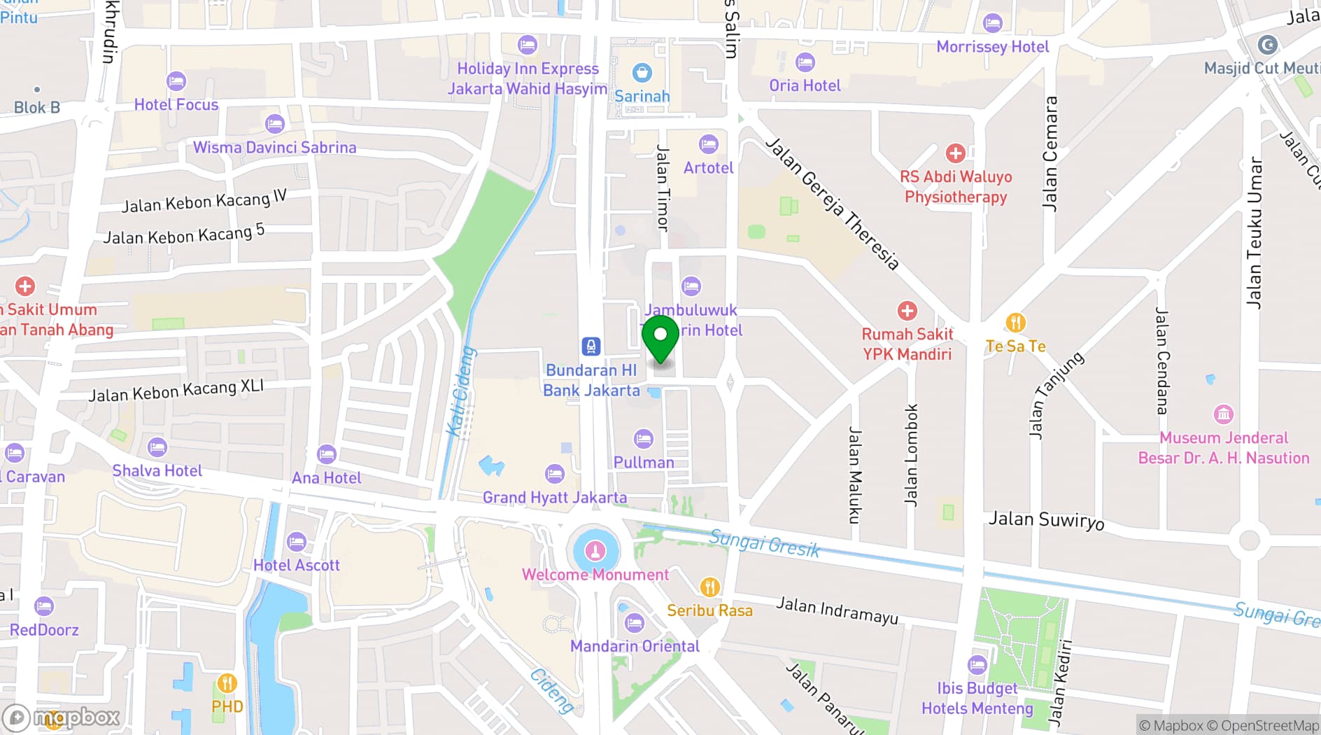 Map showing Sudestada