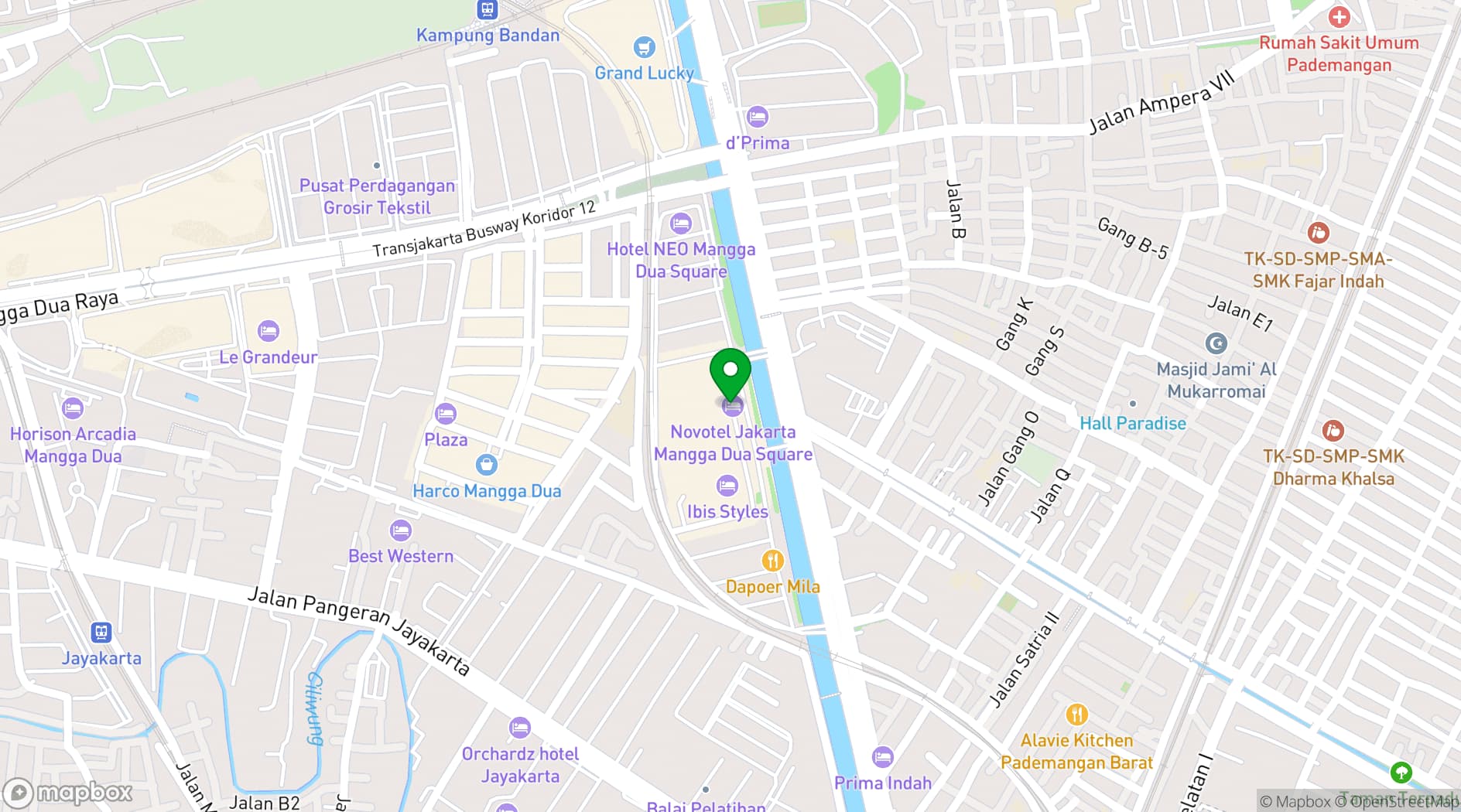 Map showing ALL - Accor Live Limitless