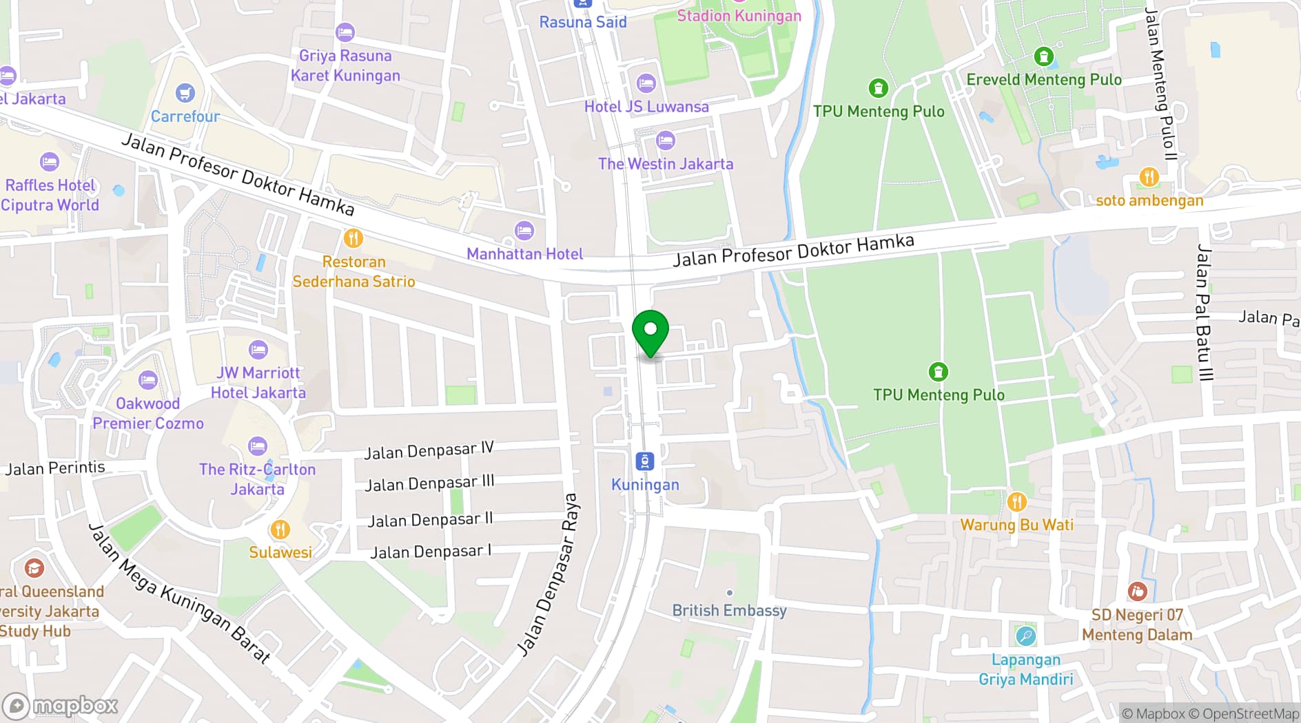 Map showing BLOCK71 Indonesia