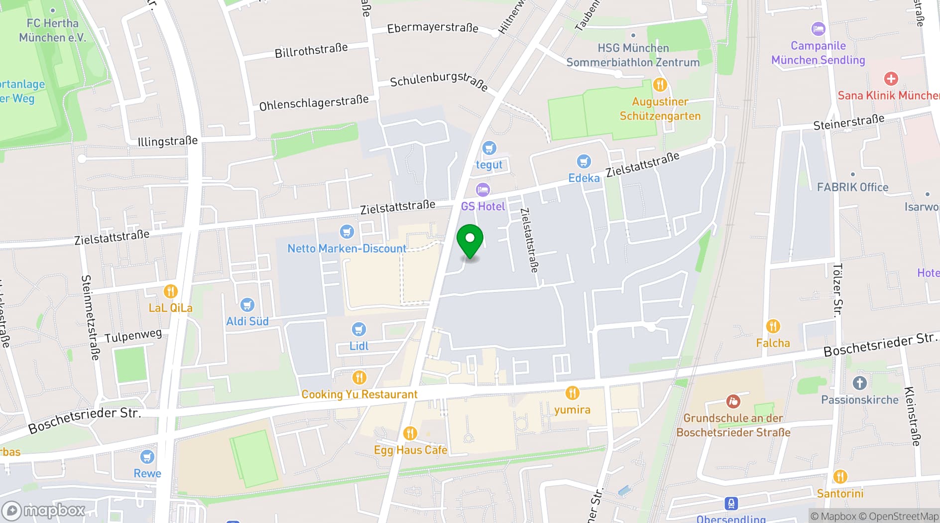 Map showing Abraxas Musical Akademie