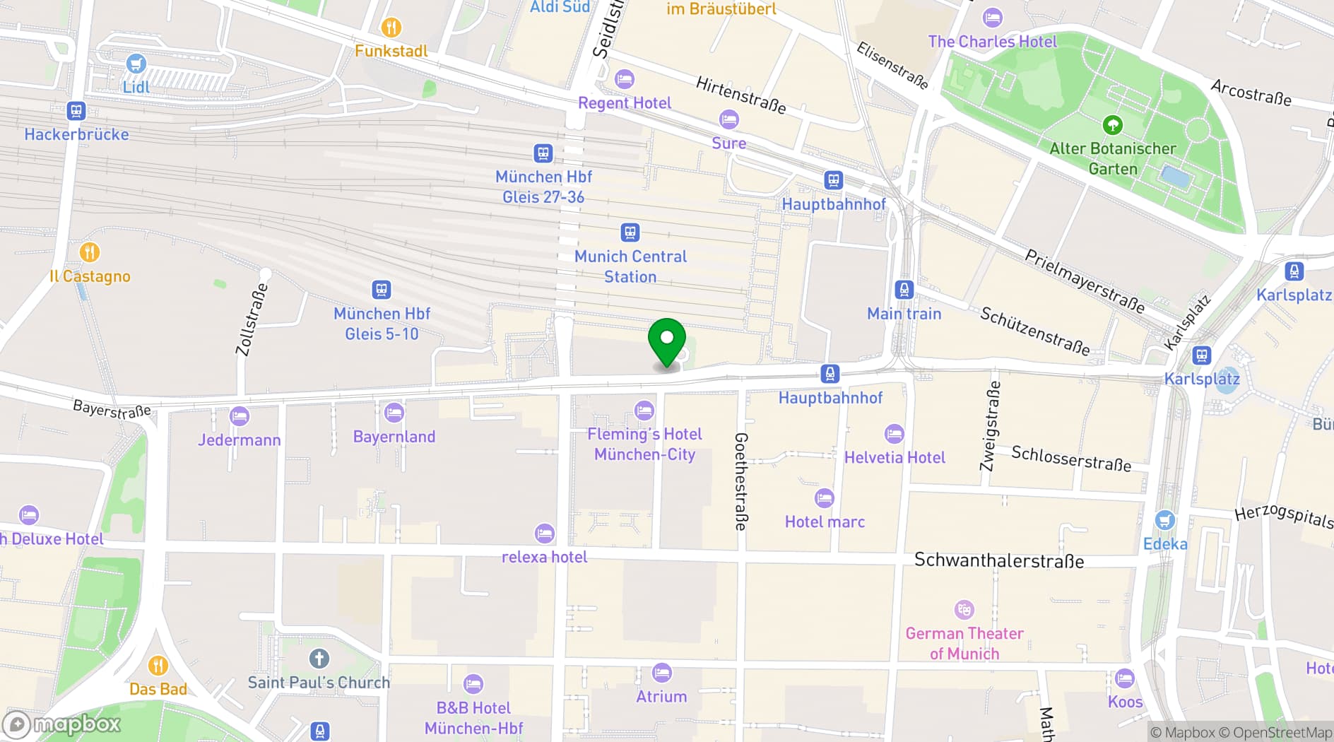 Map showing ISArBAR