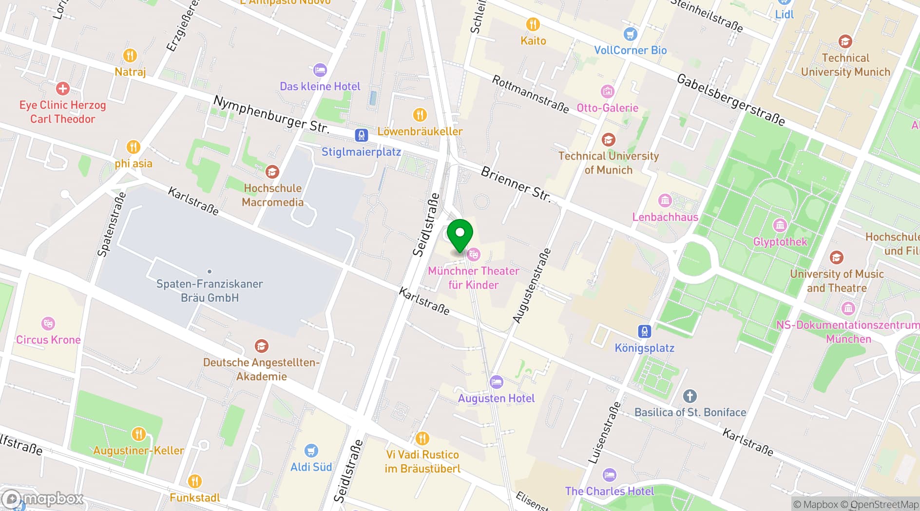 Map showing Ruby Lilly
