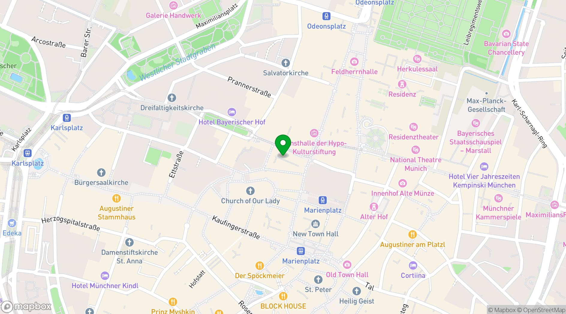 Map showing hartmanns