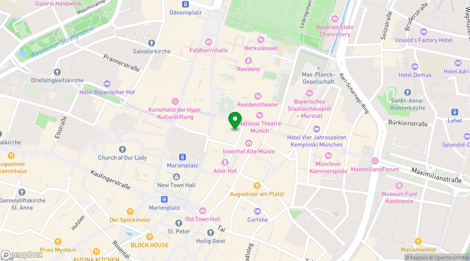 Map showing Azuki München