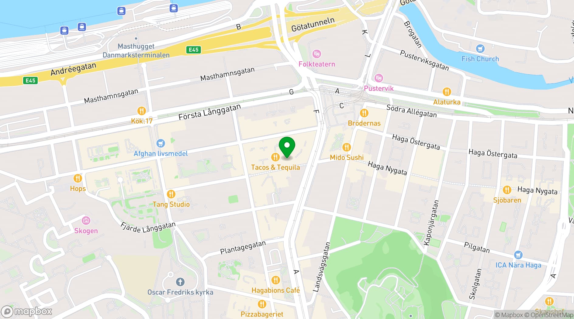 Map showing Auktionsverket Kulturarena