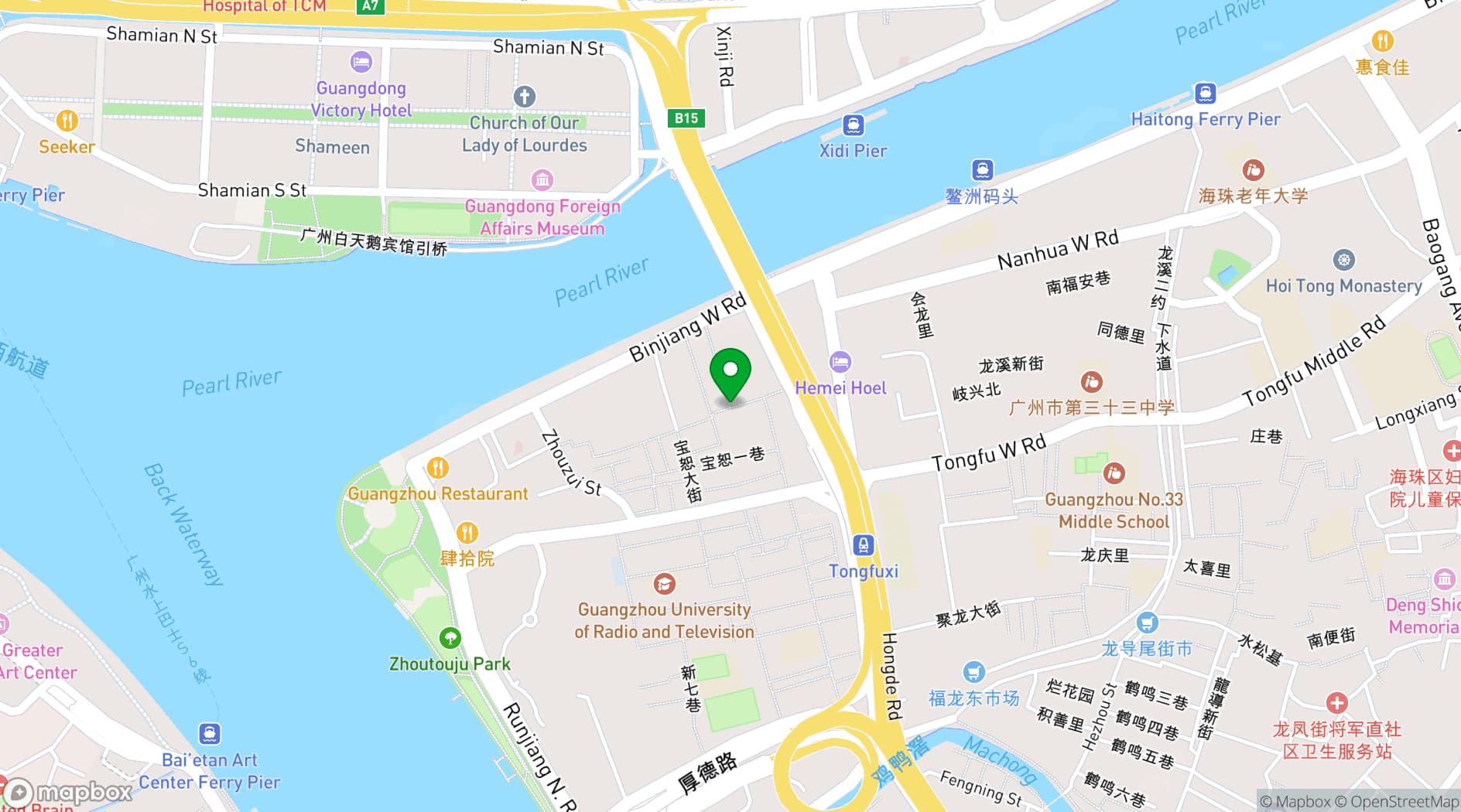 Map showing White Swan Hotel