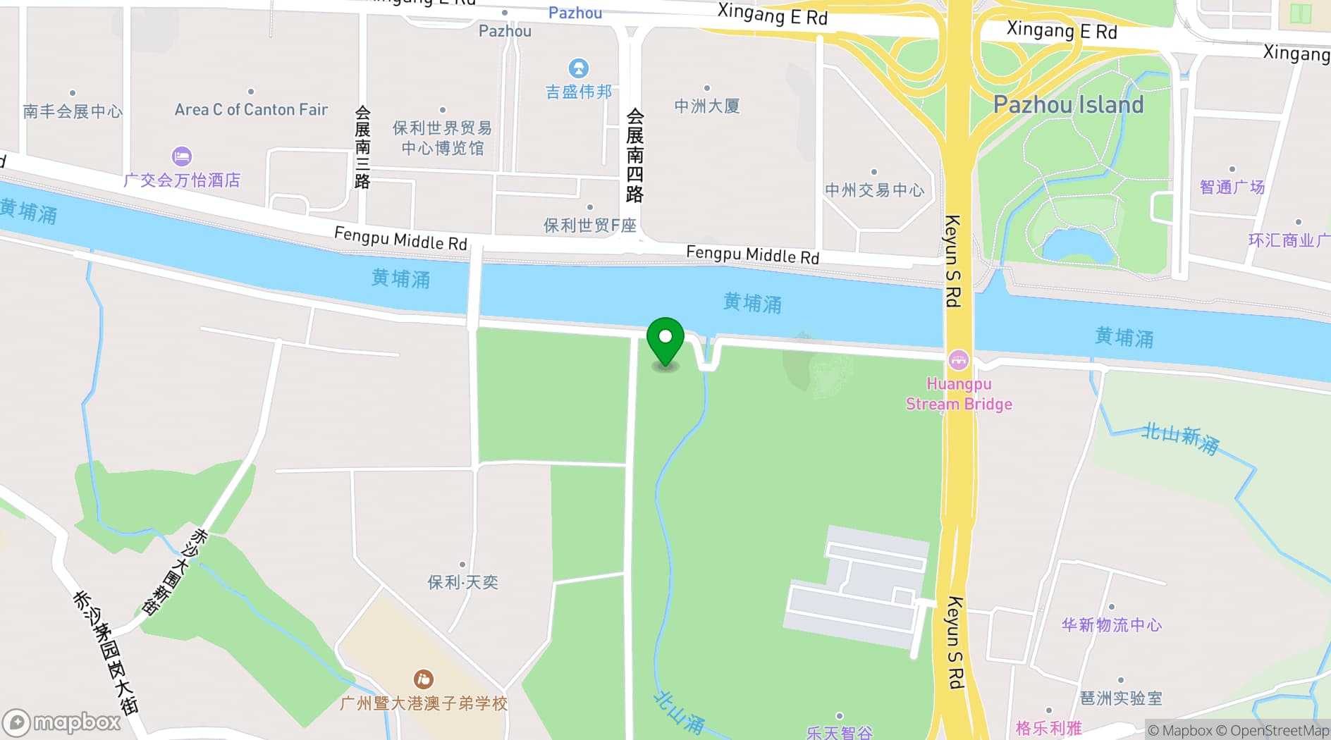 Map showing The Westin Pazhou