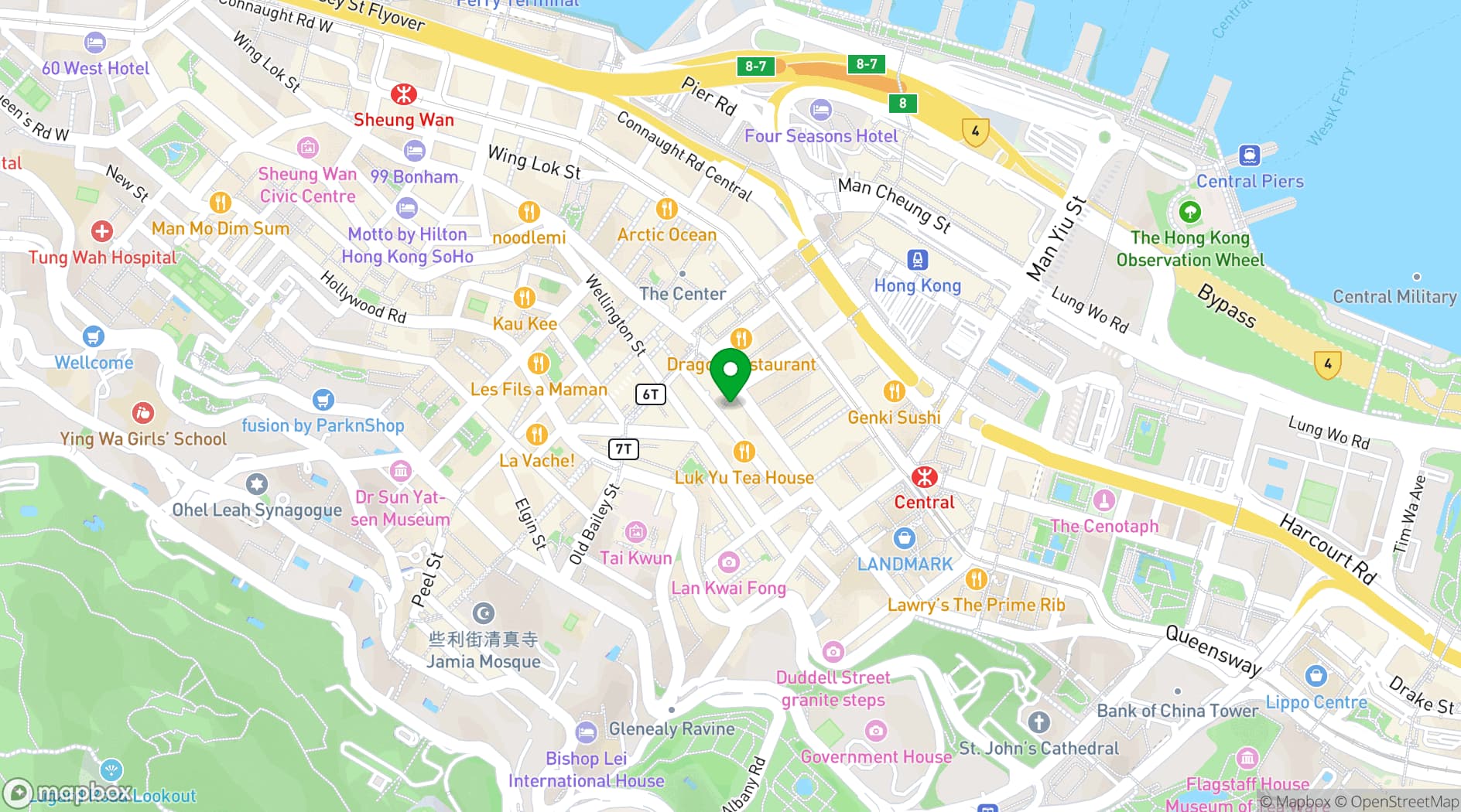 Map showing The Pottinger