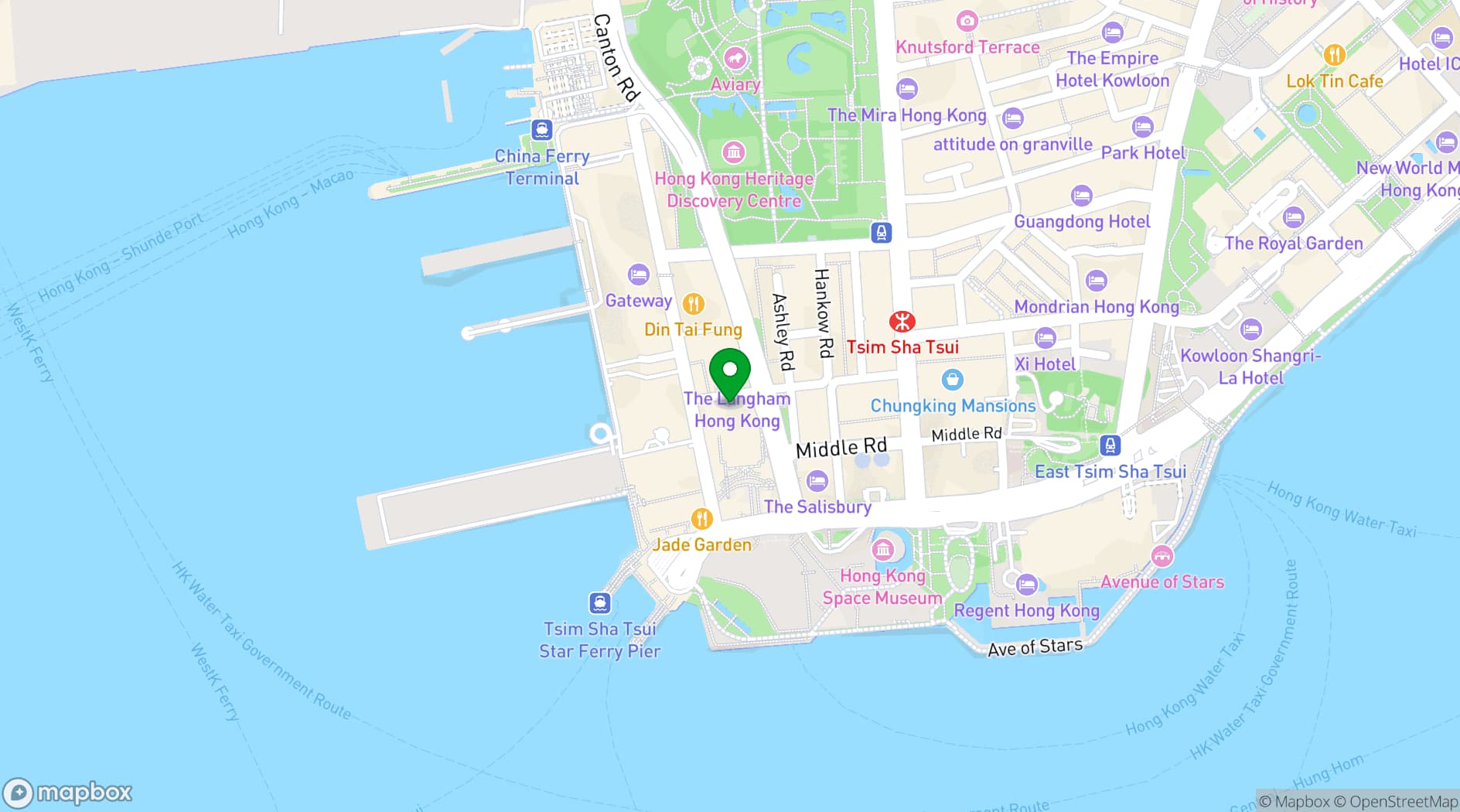 Map showing Vista