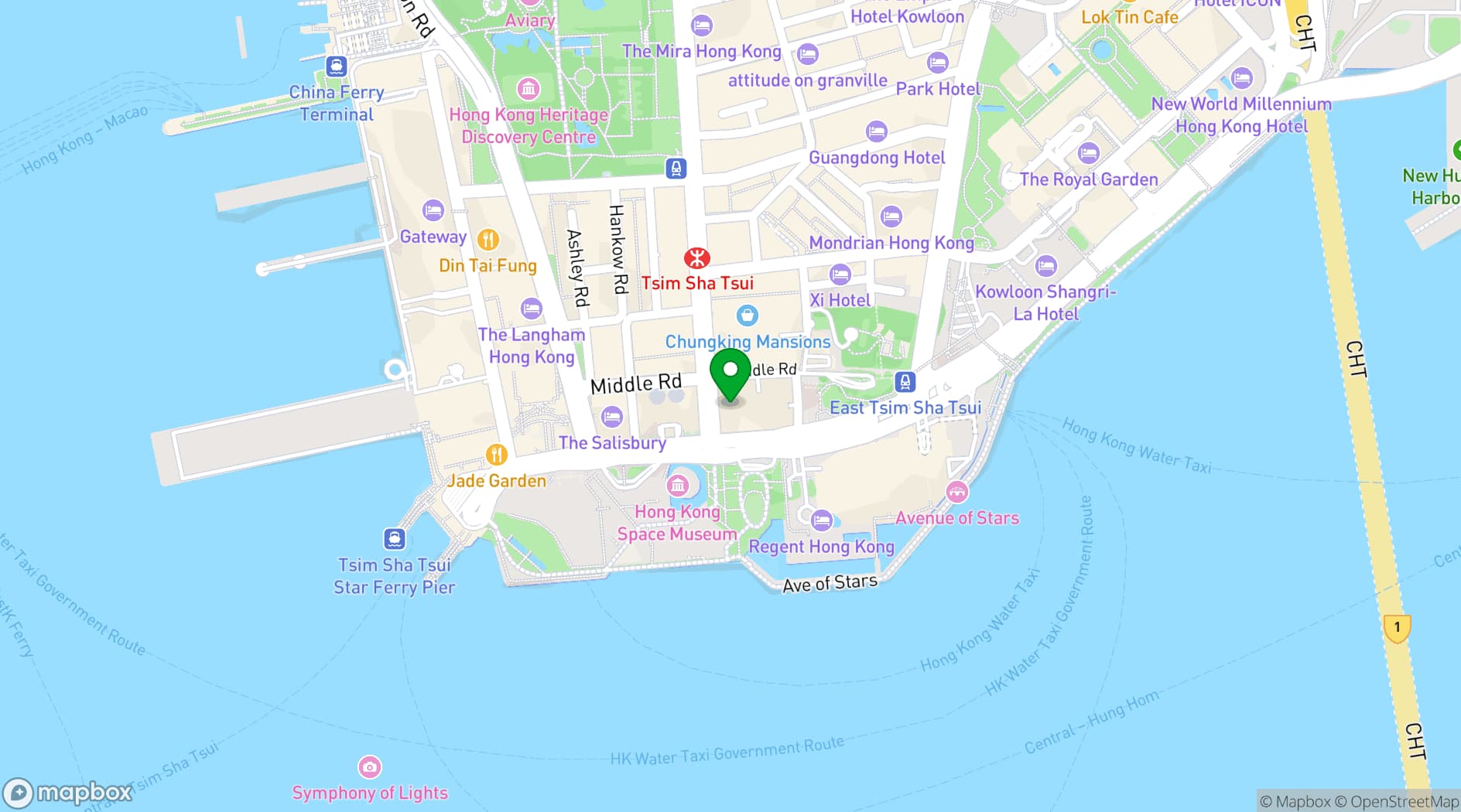 Map showing Morton's The Steakhouse