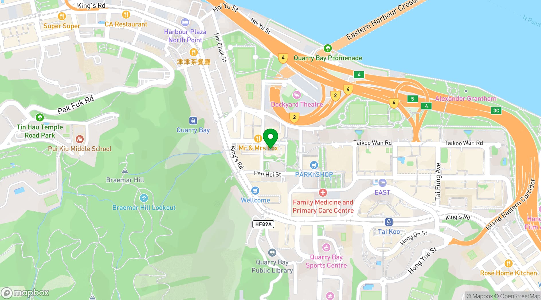 Map showing Blueprint