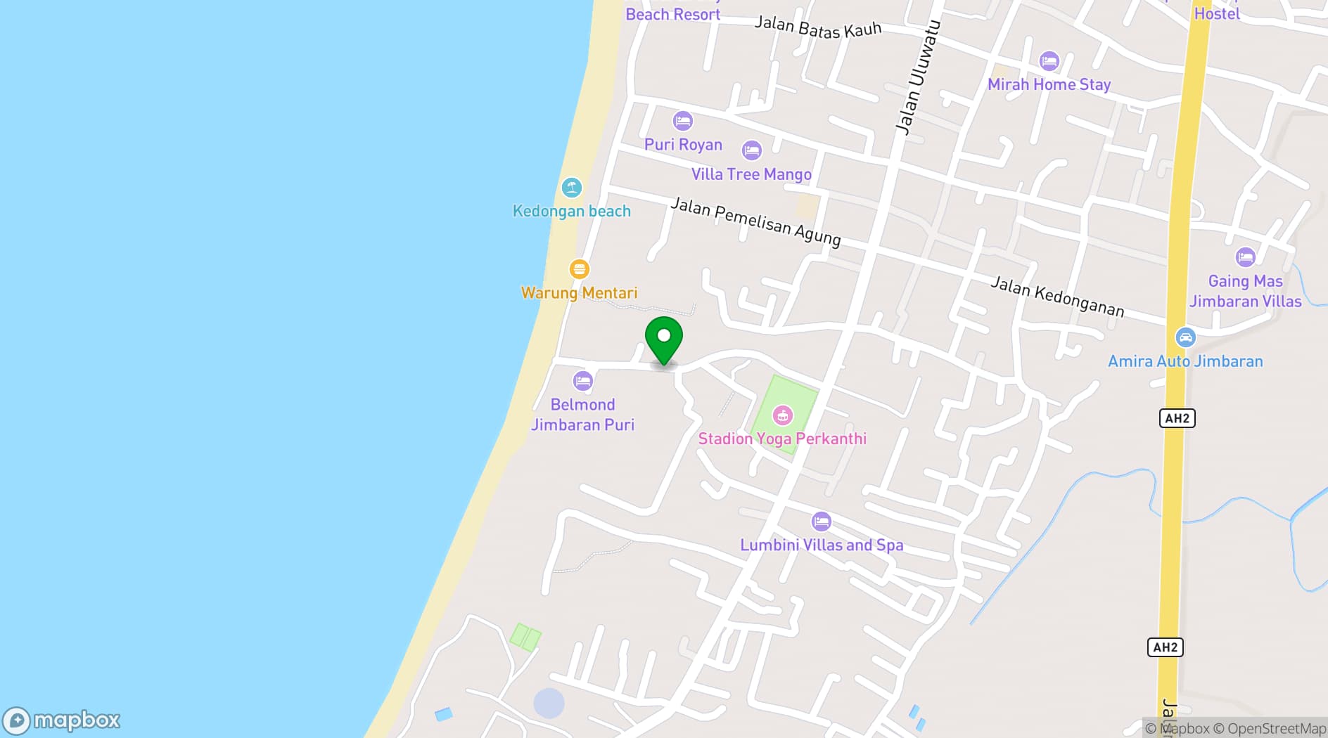 Map showing Cuca Restaurant