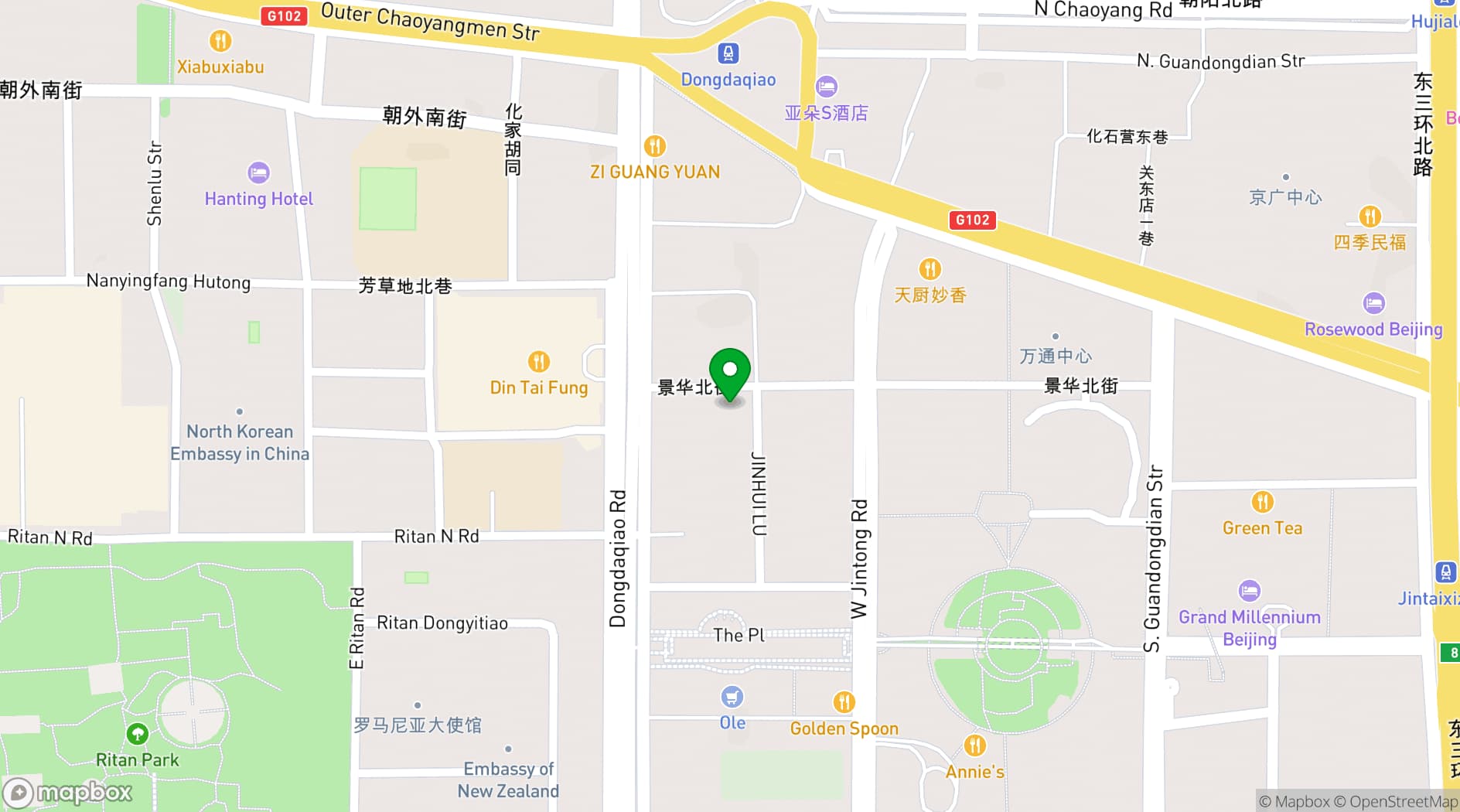 Map showing National Olympic Sports Centre