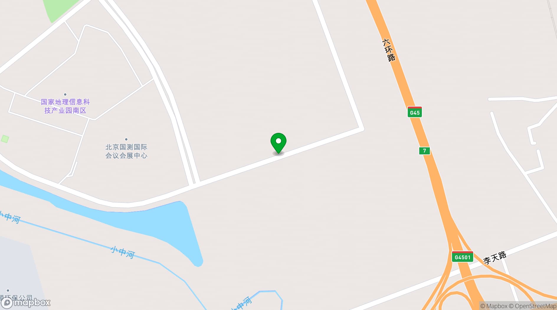 Map showing The Executive Centre
