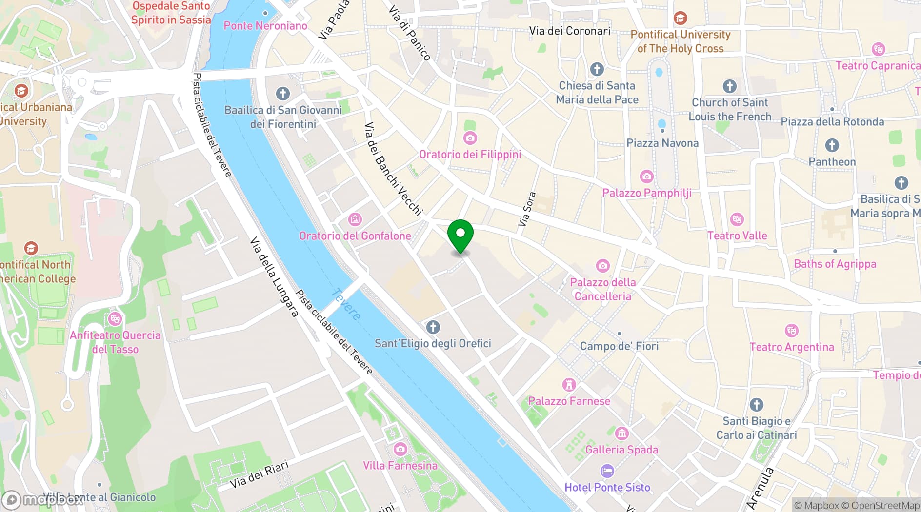Map showing Ristorante Pierluigi