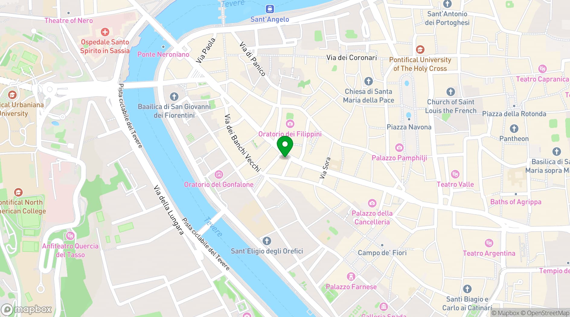 Map showing Pipero