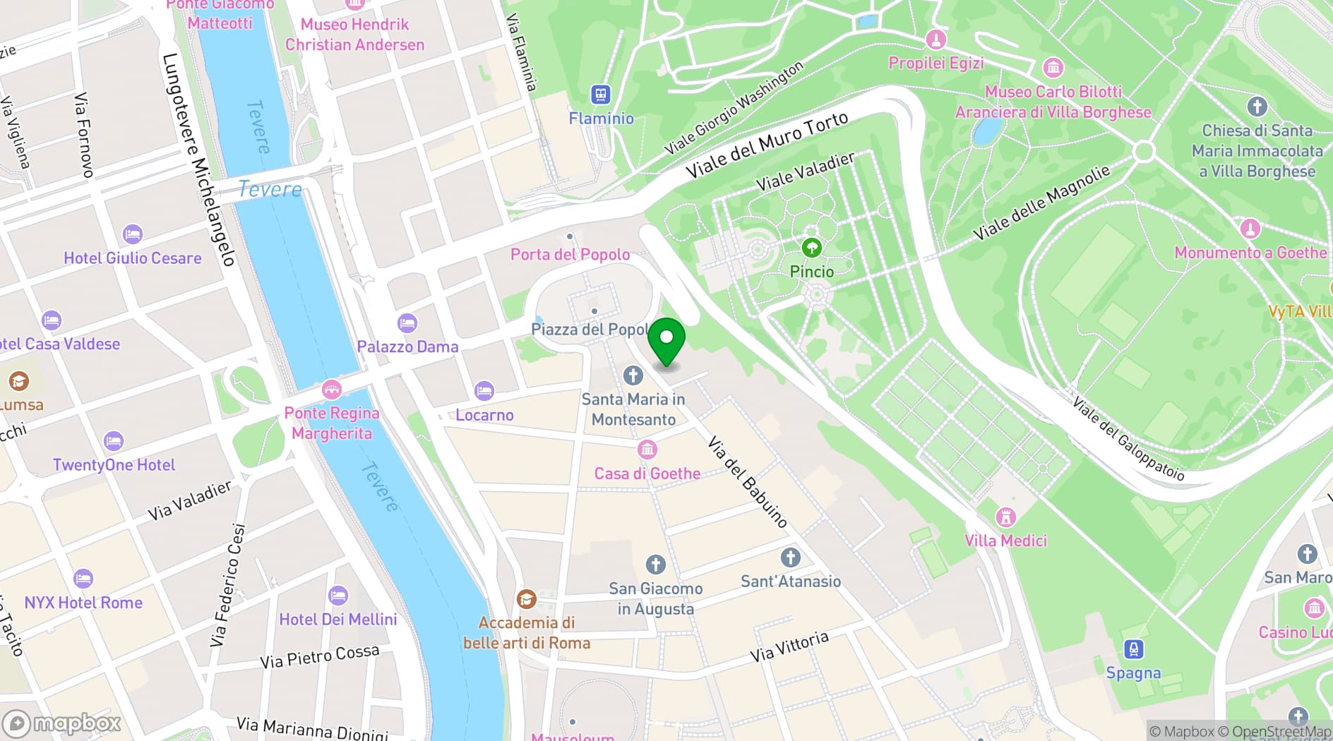 Map showing Golden Gallery