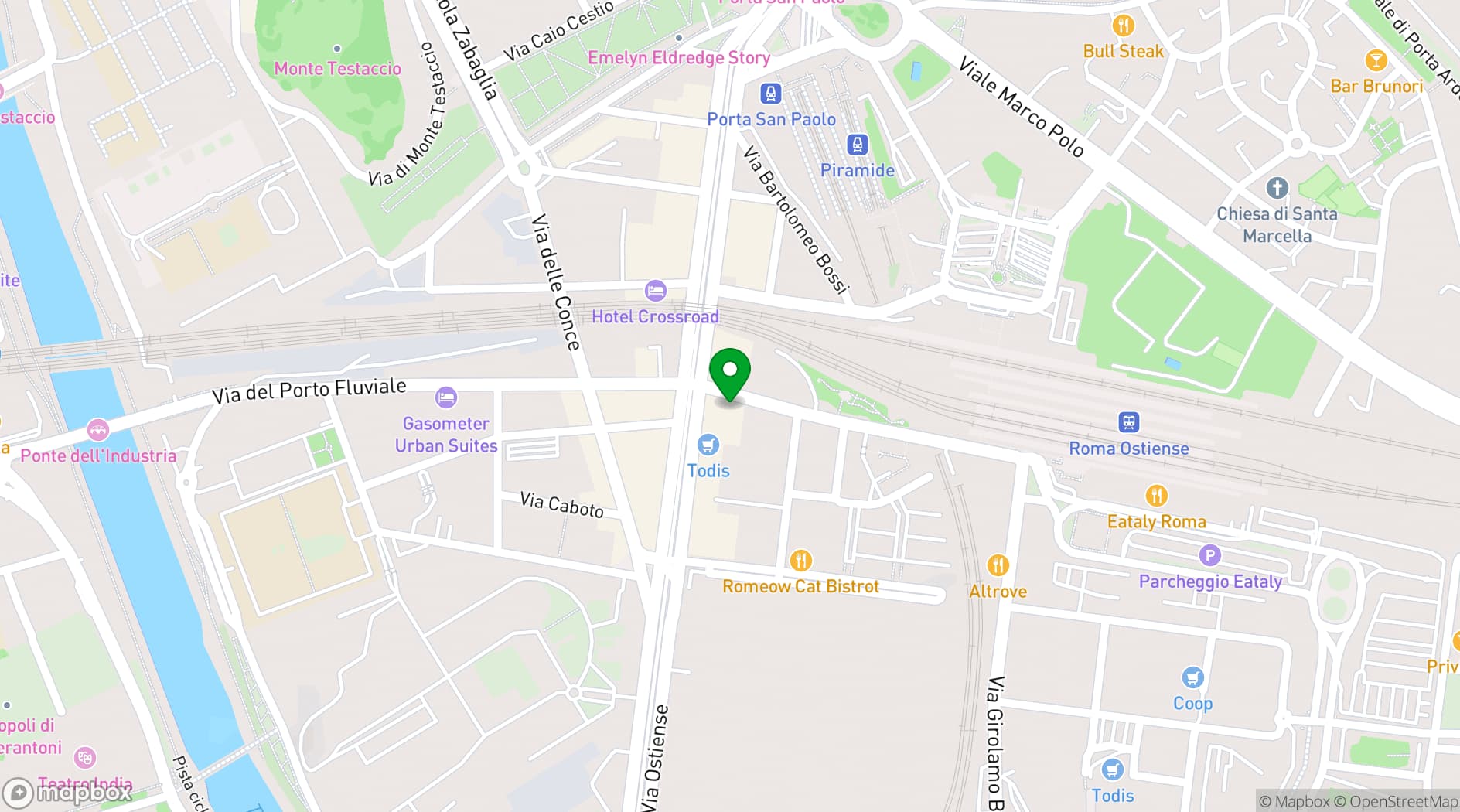 Map showing Hotel Abitart