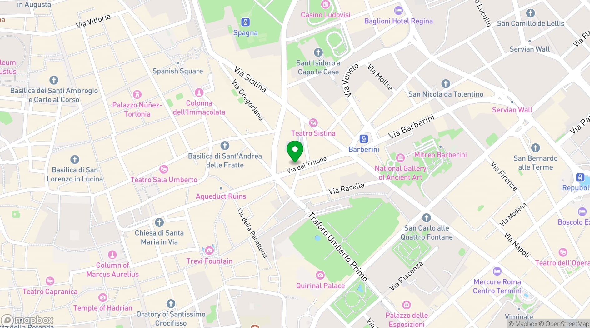 Map showing Hotel 87