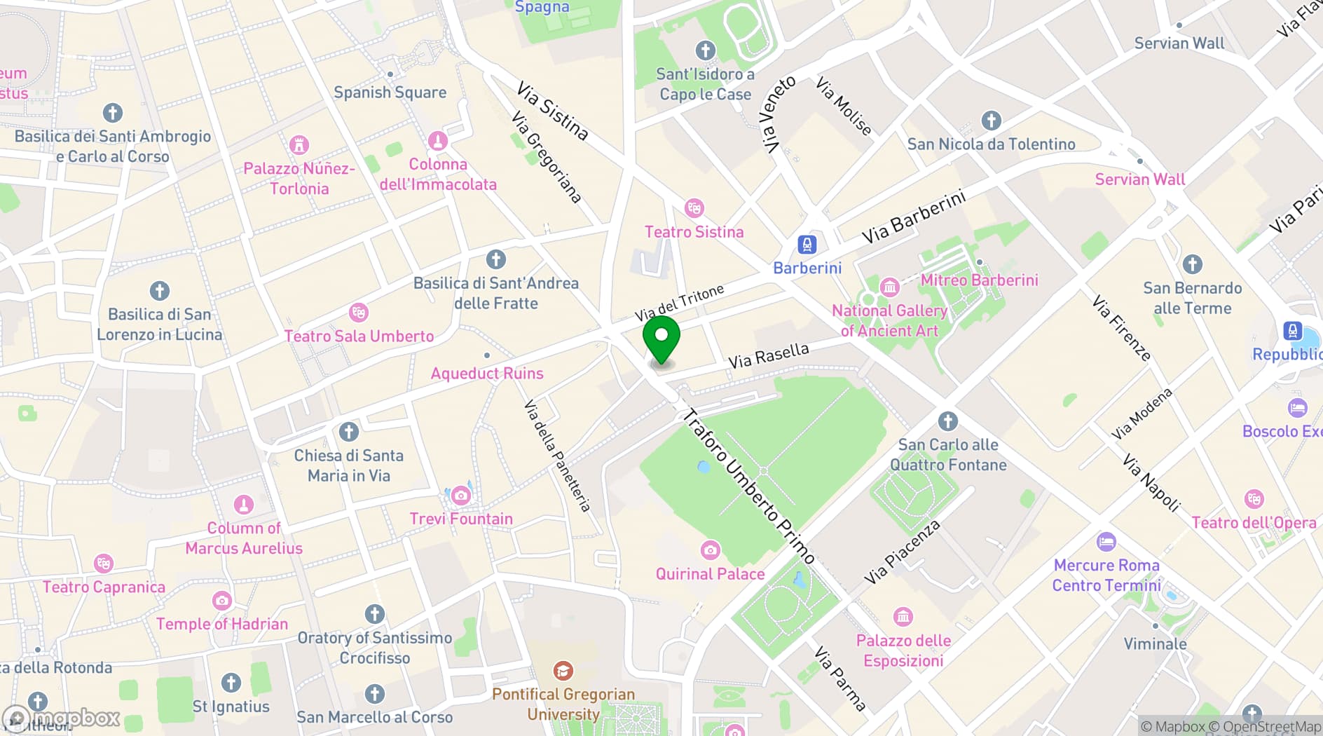 Map showing THE ONE Boutique Hotel & SPA