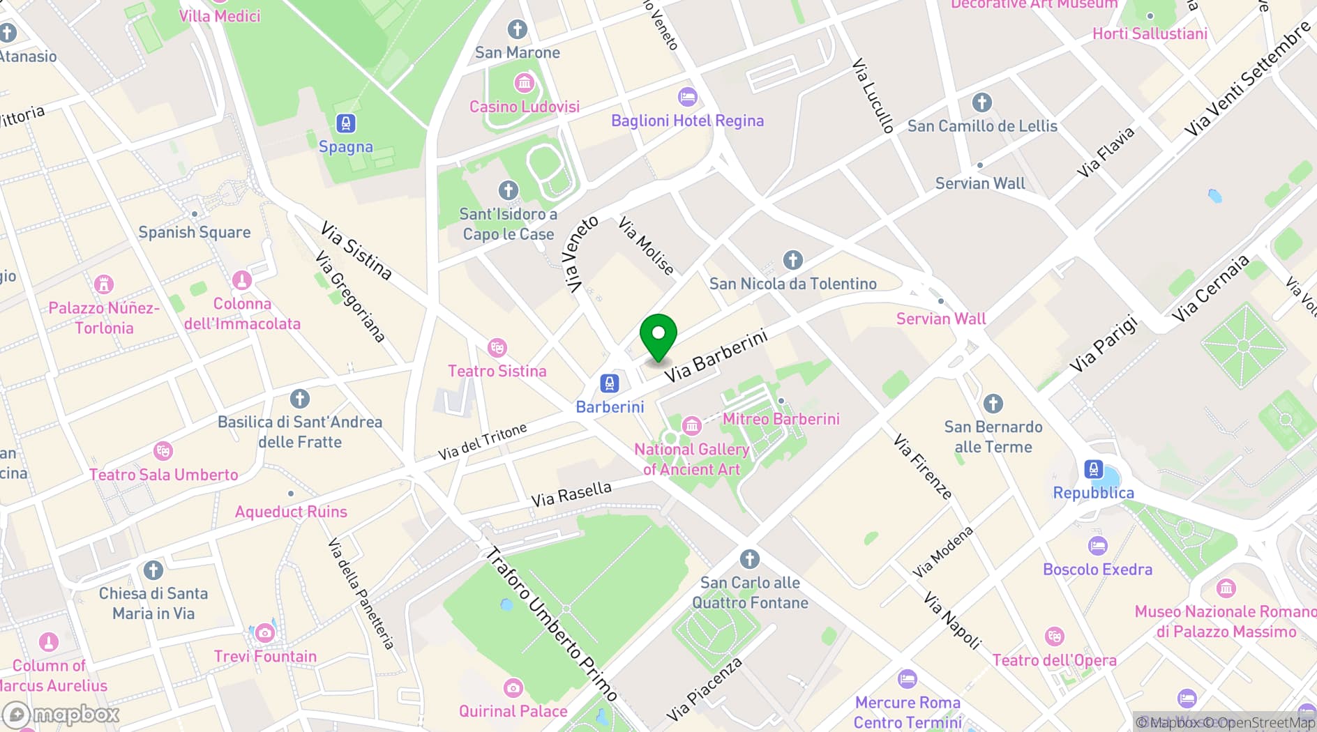 Map showing Sina Bernini Bristol
