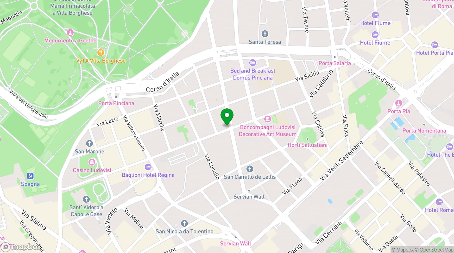 Map showing Orma Roma