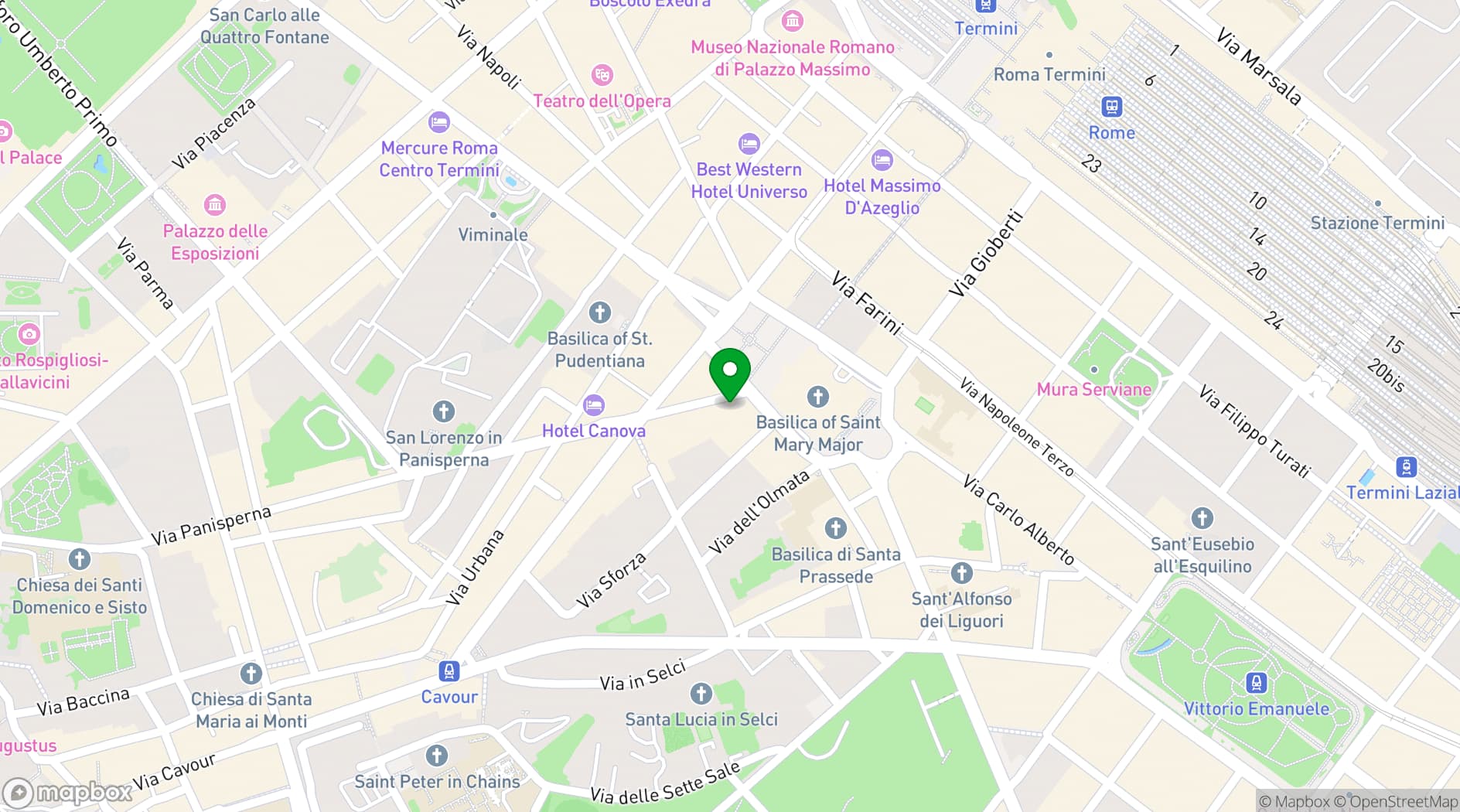 Map showing Masa Rooftop