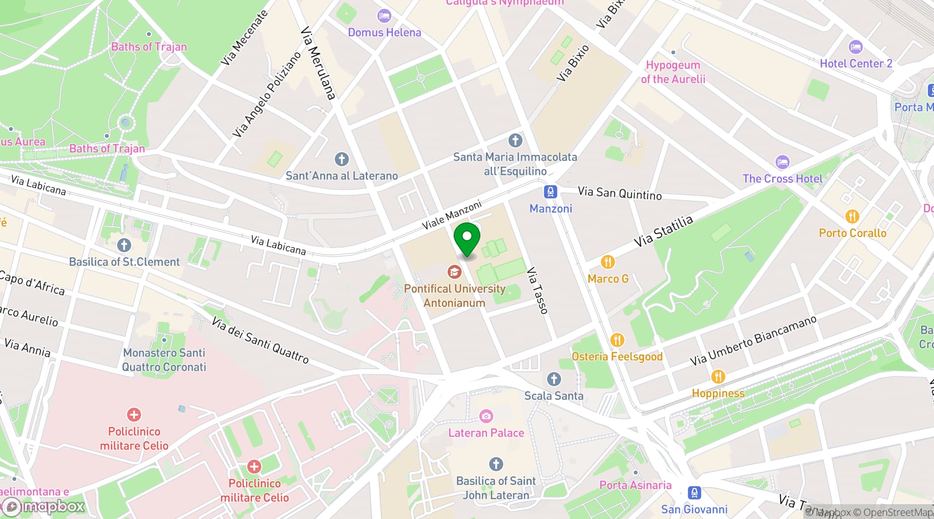 Map showing Hotel Saint John