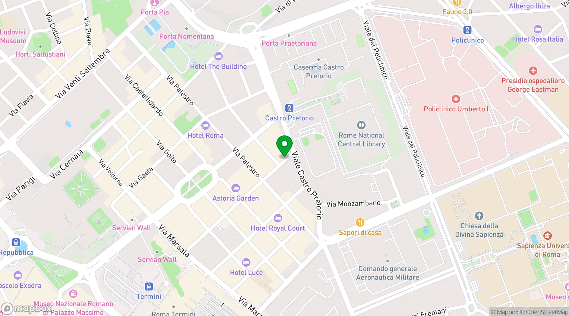 Map showing Hotel Canada, BW Premier Collection