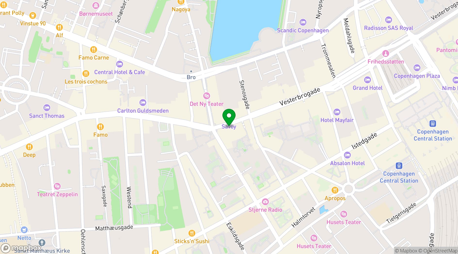 Map showing Coco Hotel