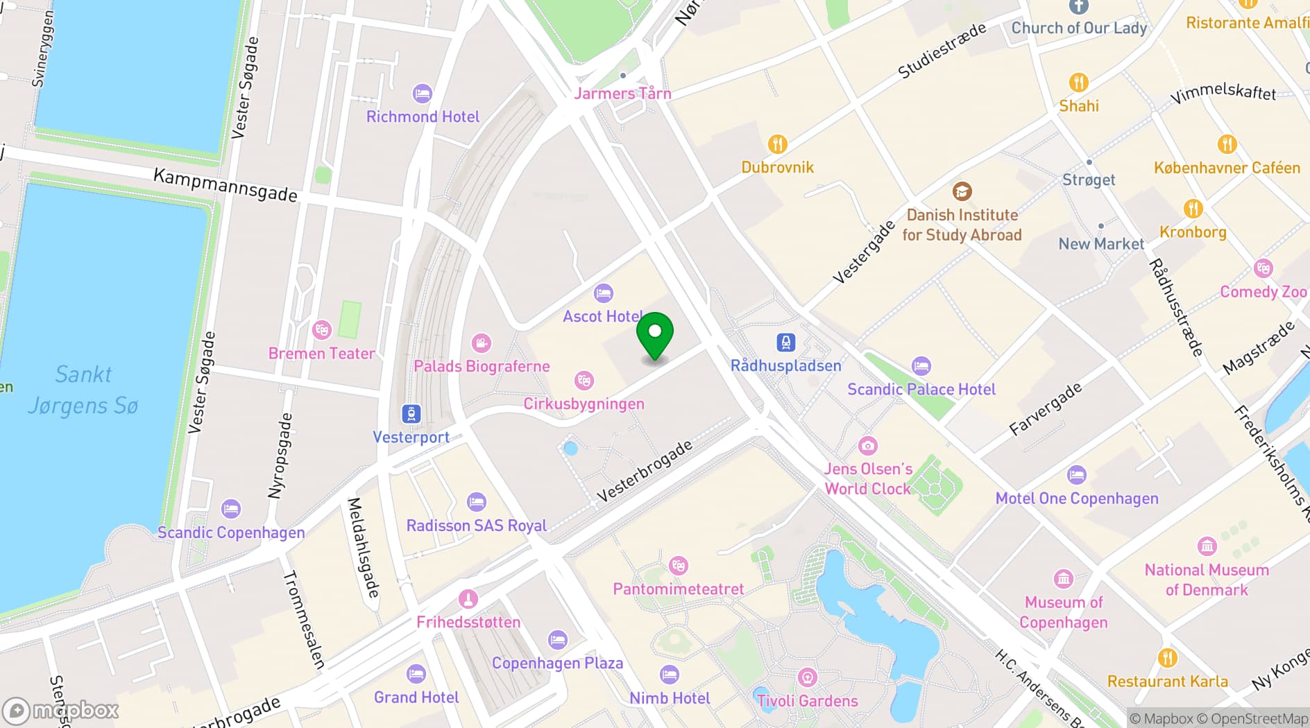 Map showing Chambre