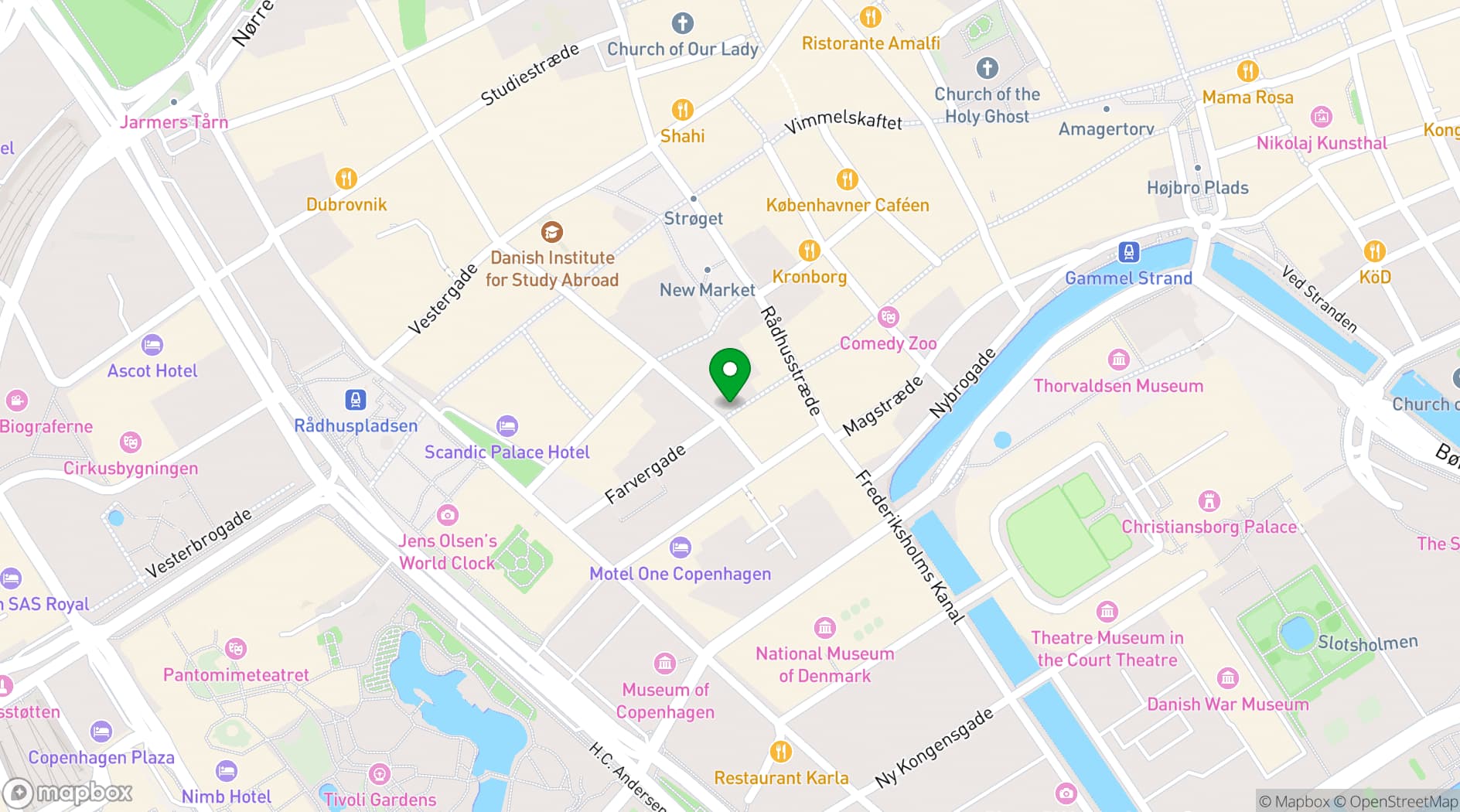 Map showing Lej Drop Inn