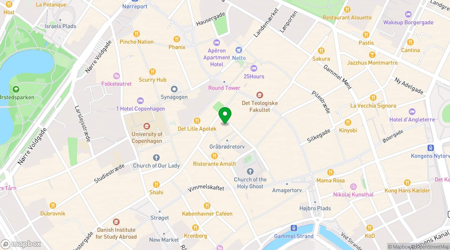 Map showing Aamanns