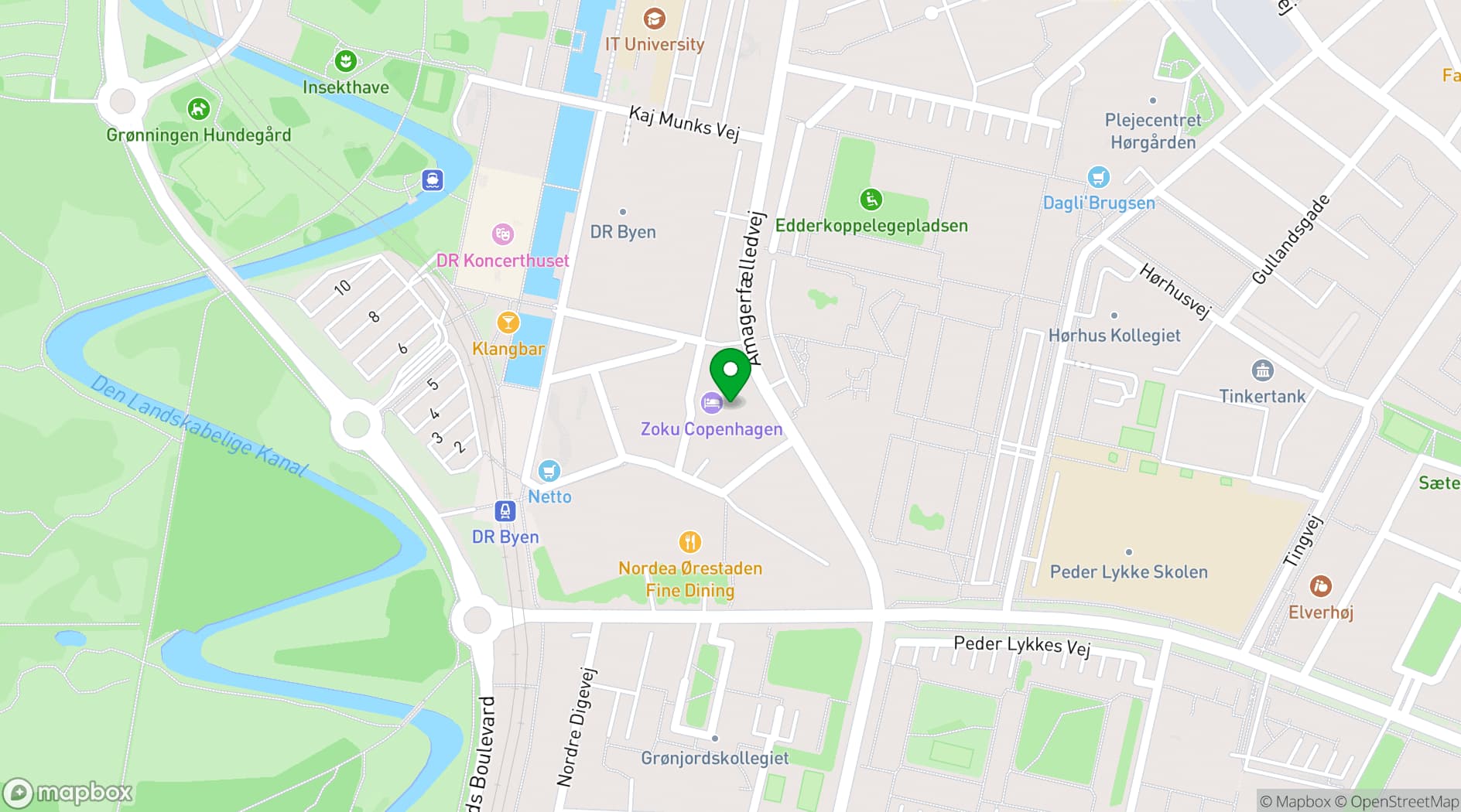 Map showing Meetingsbooker.com
