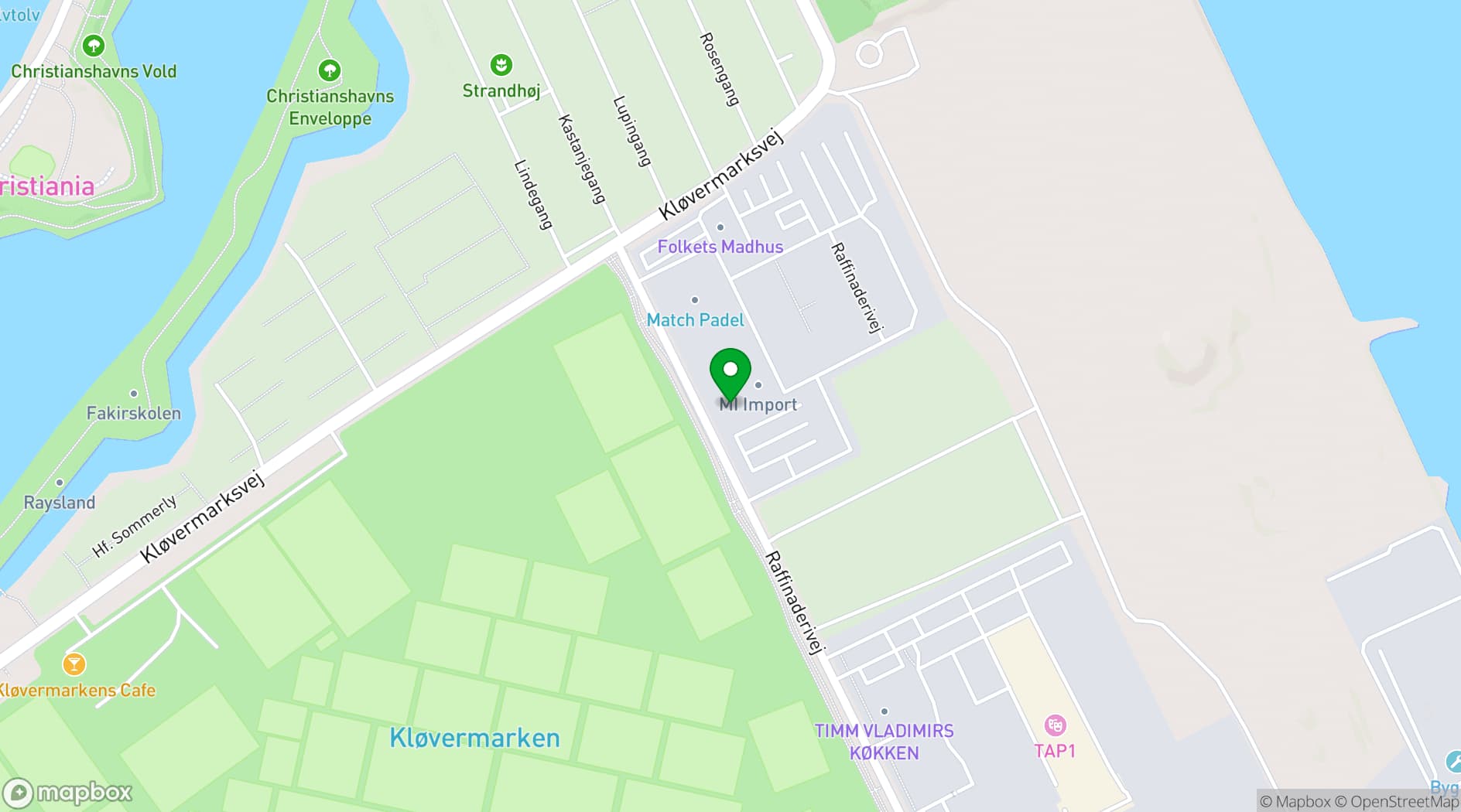 Map showing The Plant Cph