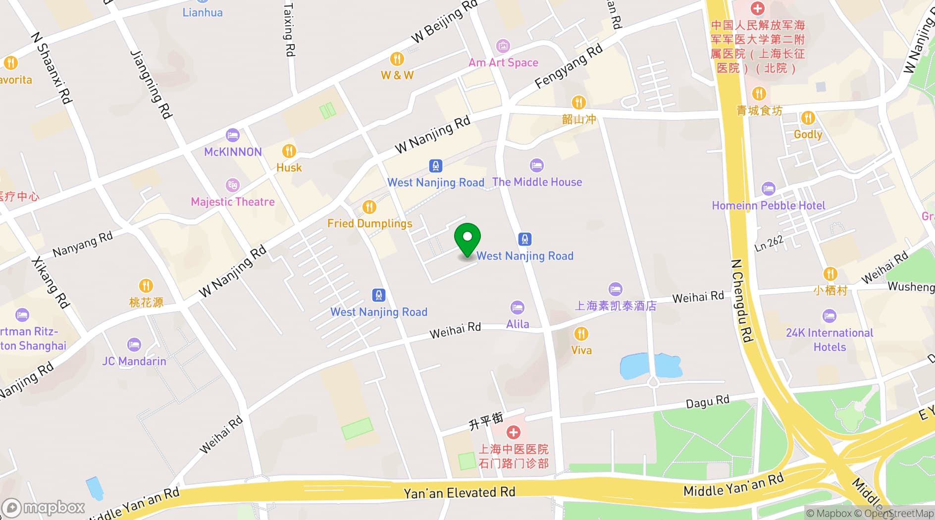Map showing Bella Napoli