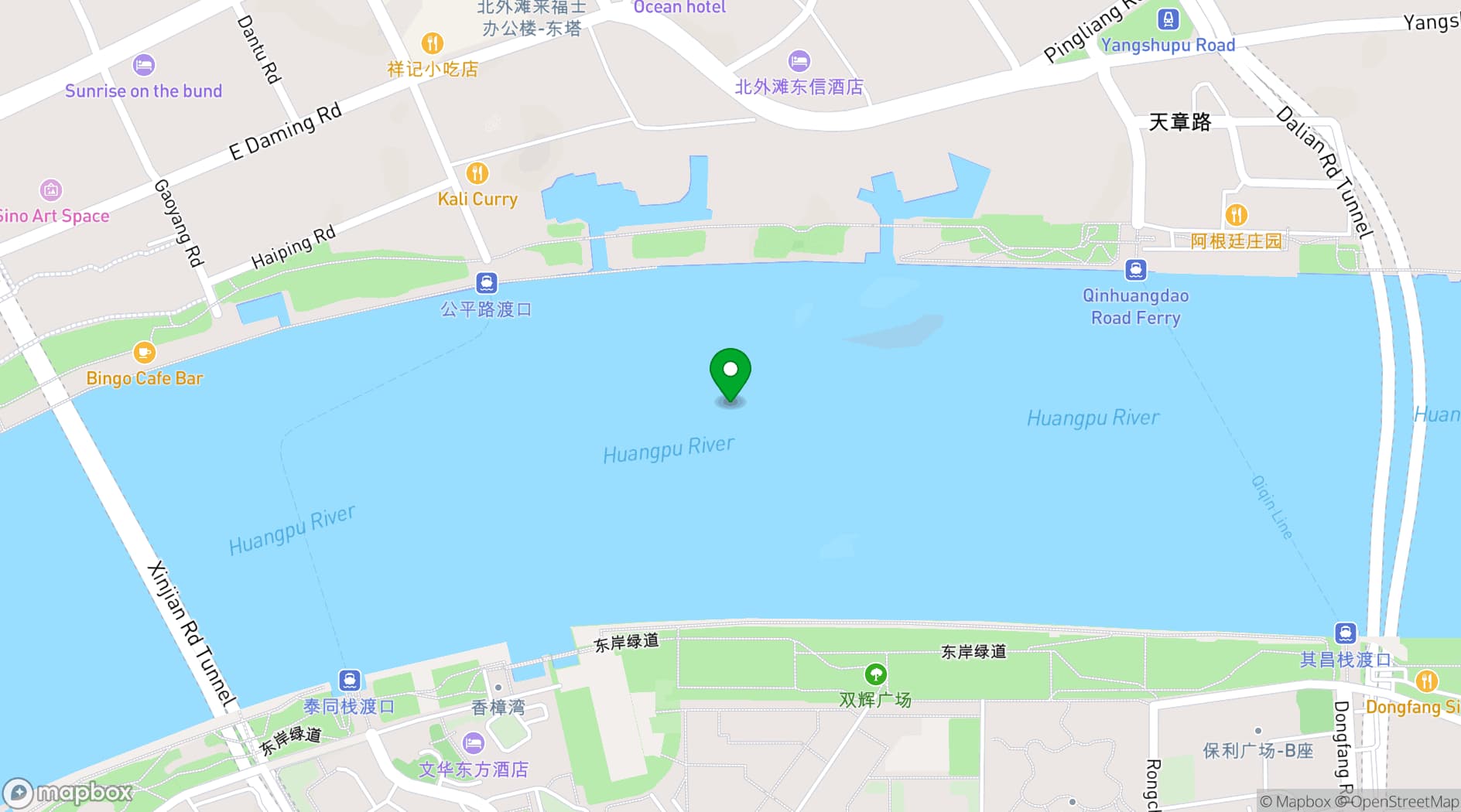 Map showing Banyan Tree Shanghai On The Bund