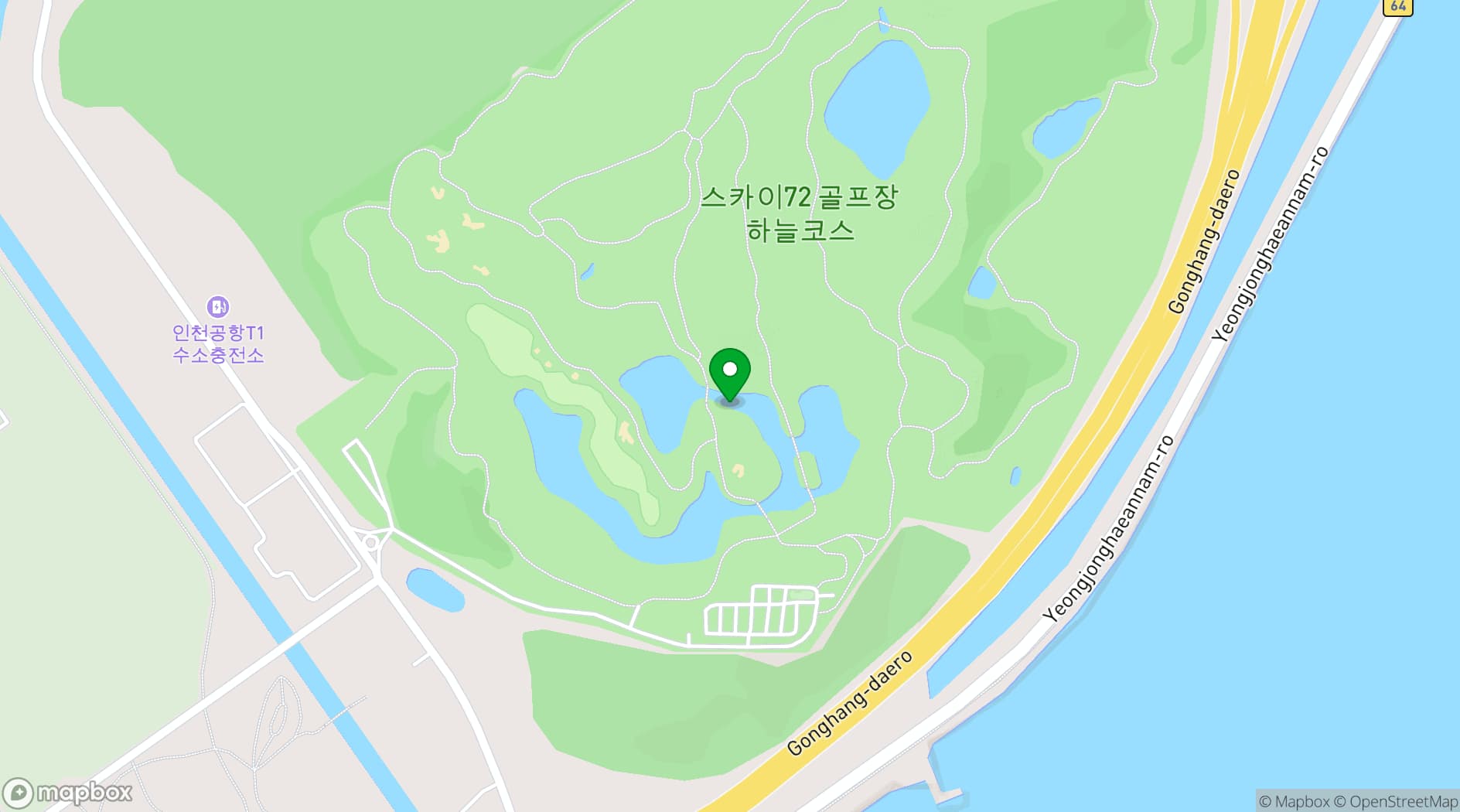 Map showing Paradise City