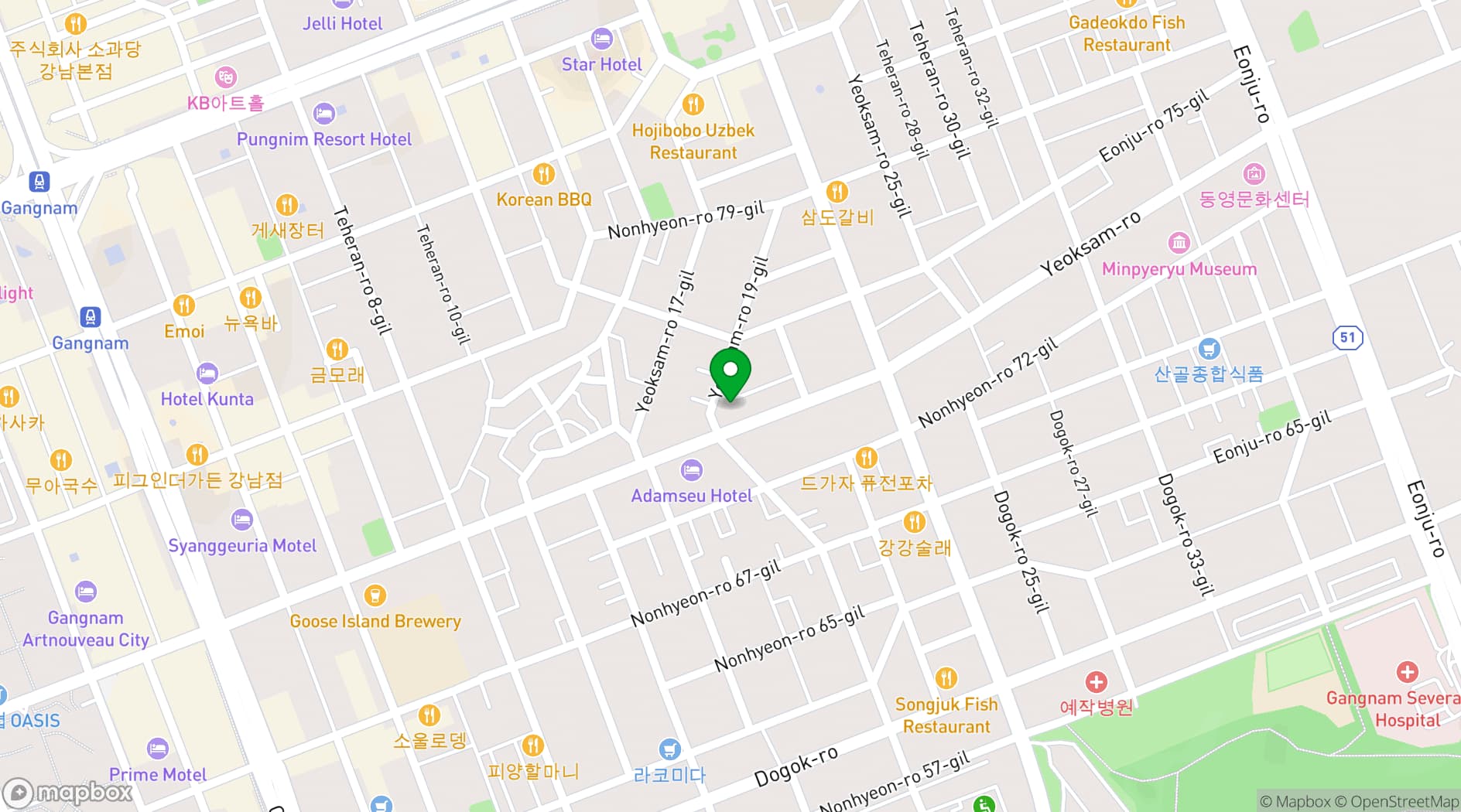 Map showing Global Startup Center