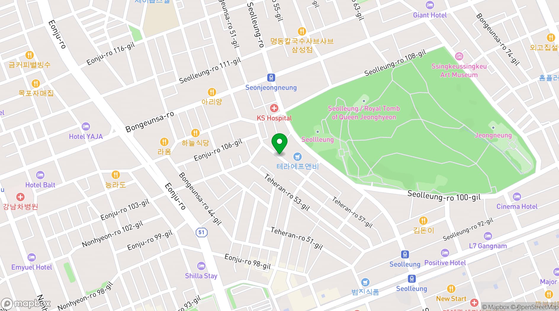 Map showing d·camp