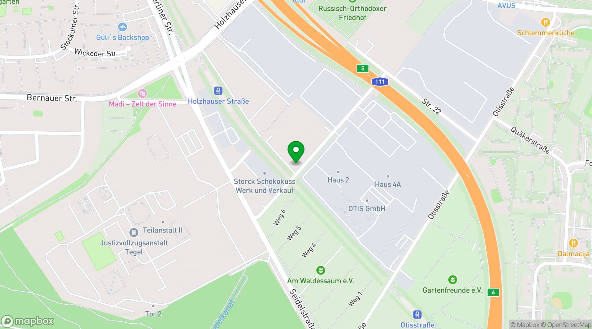 Map showing Tek Dream Event