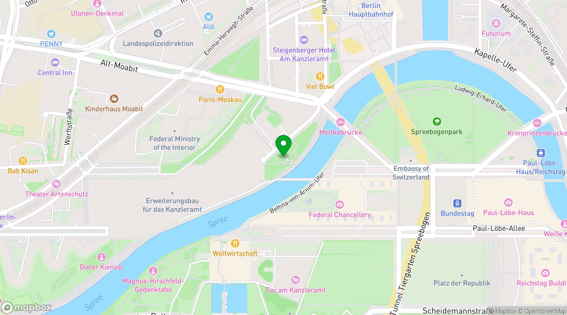 Map showing Zollpackhof
