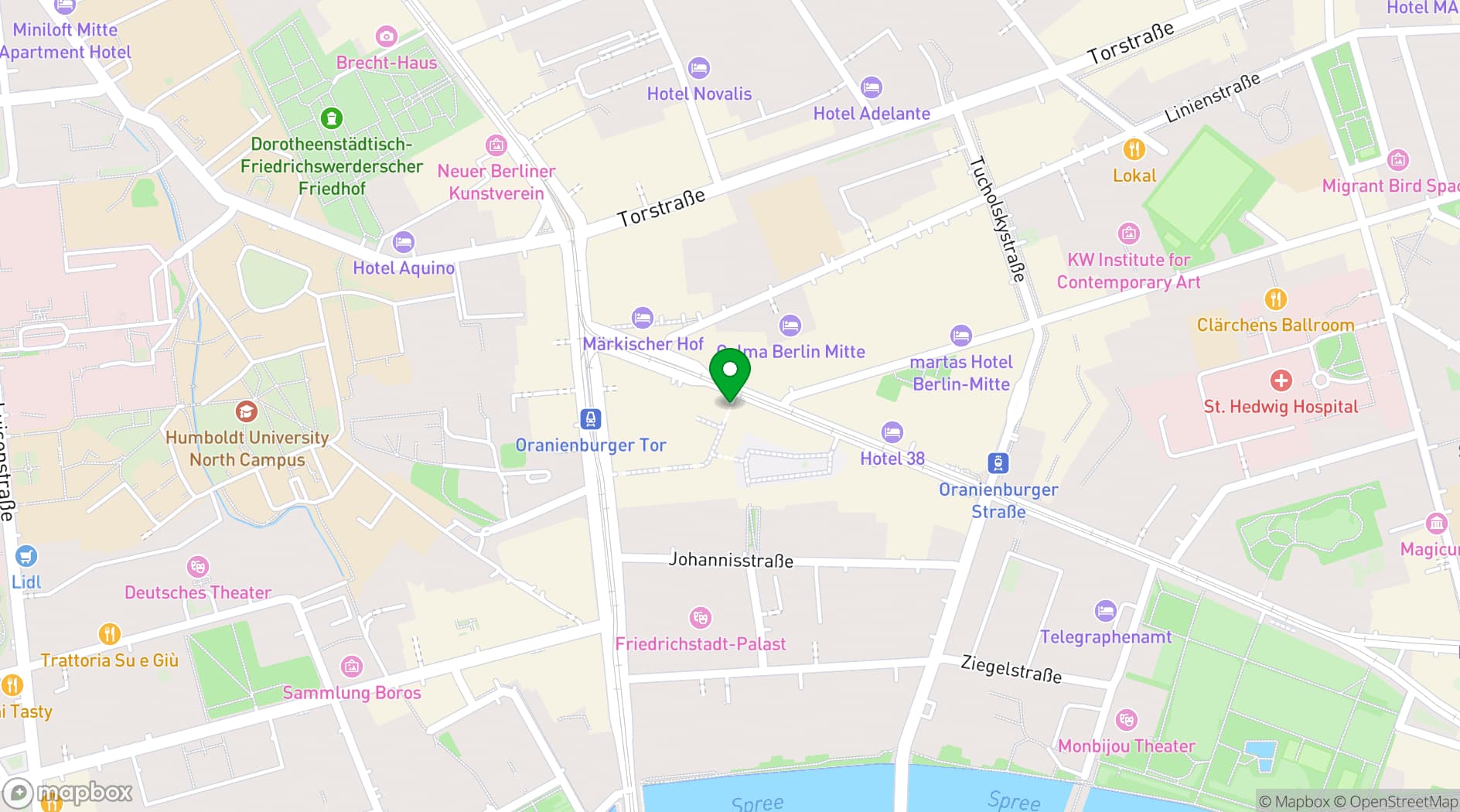 Map showing Verōnika Berlin