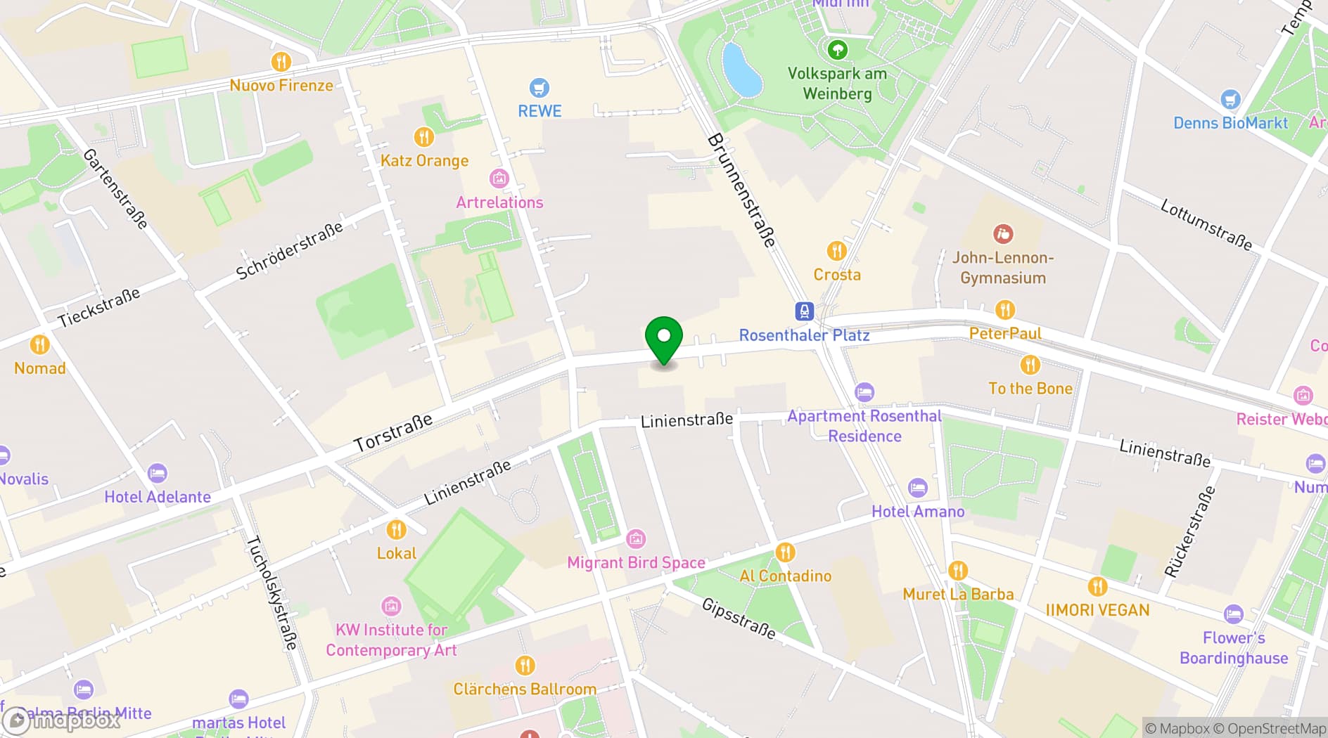 Map showing KMB Creative Network AG