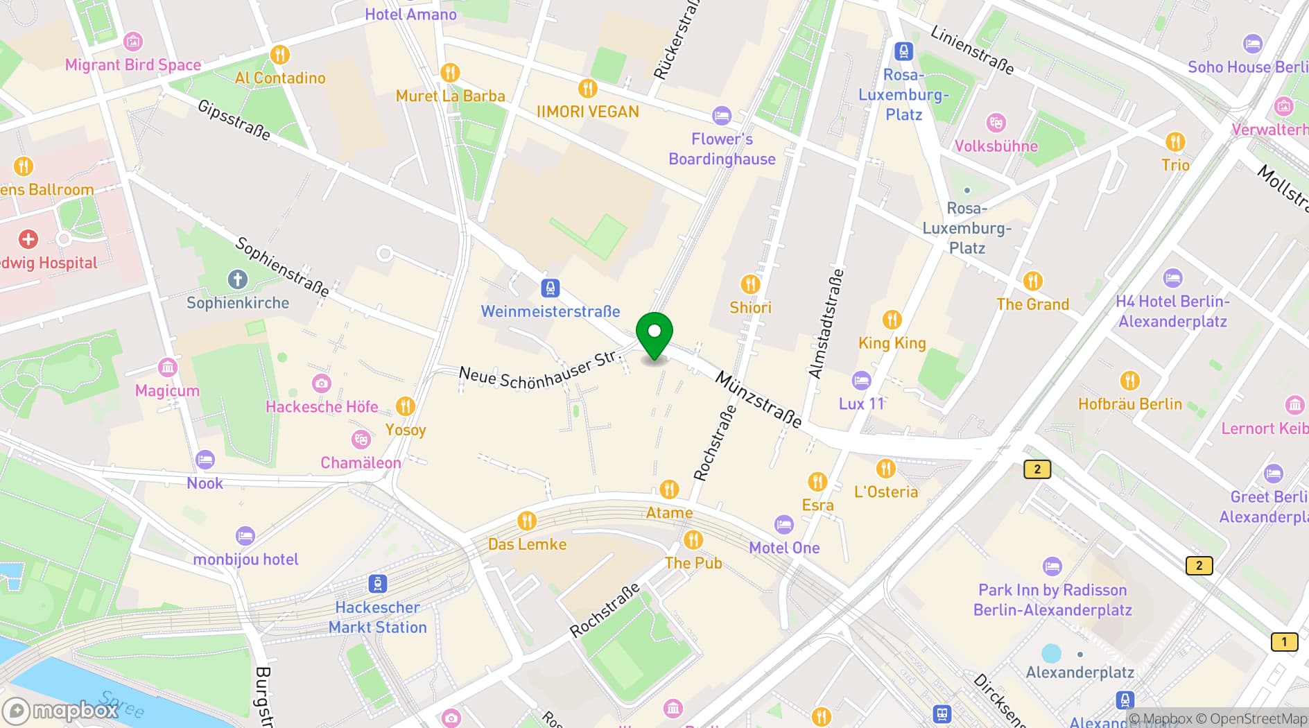 Map showing Father Carpenter